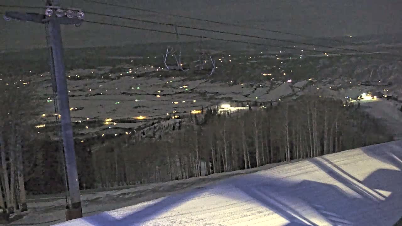 Steamboat Springs Buffalo Mountain Foothills from Four Points Lodge Live Cam - Steamboat Springs, Routt County, Colorado, USA