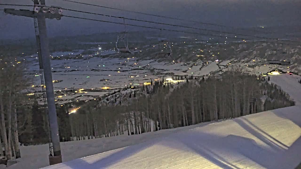 Steamboat Springs Buffalo Mountain Foothills from Four Points Lodge Live Cam - Steamboat Springs, Routt County, Colorado, USA