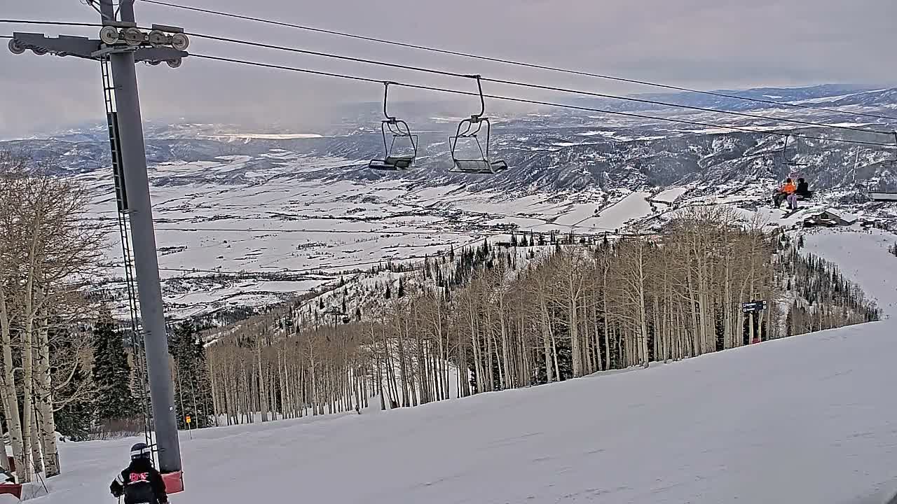 Steamboat Springs Buffalo Mountain Foothills from Four Points Lodge Live Cam - Steamboat Springs, Routt County, Colorado, USA