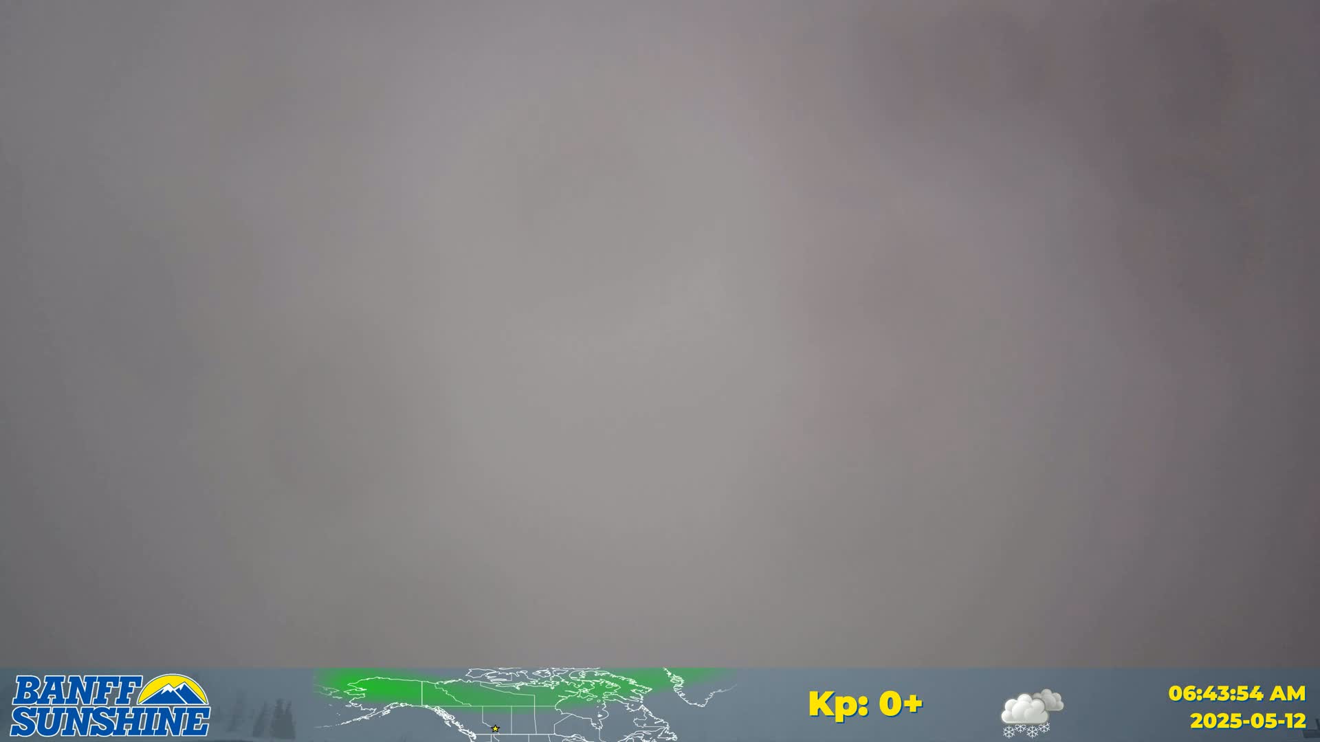 A thick fog obscures the view.