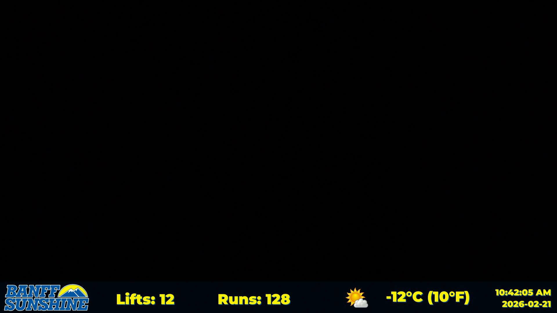 Banff Sunshine Ski Village Rock Isle Lake & Panaromic Rocky Mountain View  Live Cam - Banff, Alberta's Rockies, Alberta, Canada