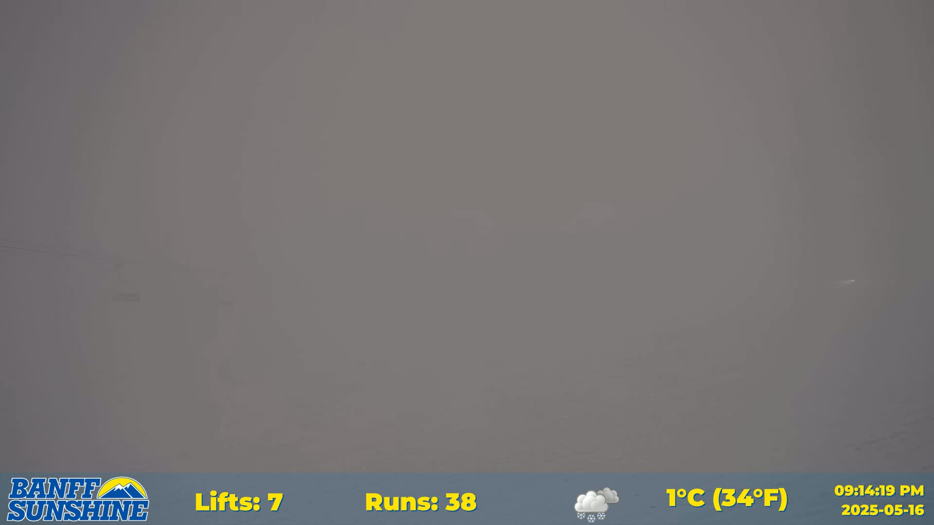 Banff, Sunshine Ski Slopes Live Cam - Banff, Alberta's Rockies, Alberta, Canada