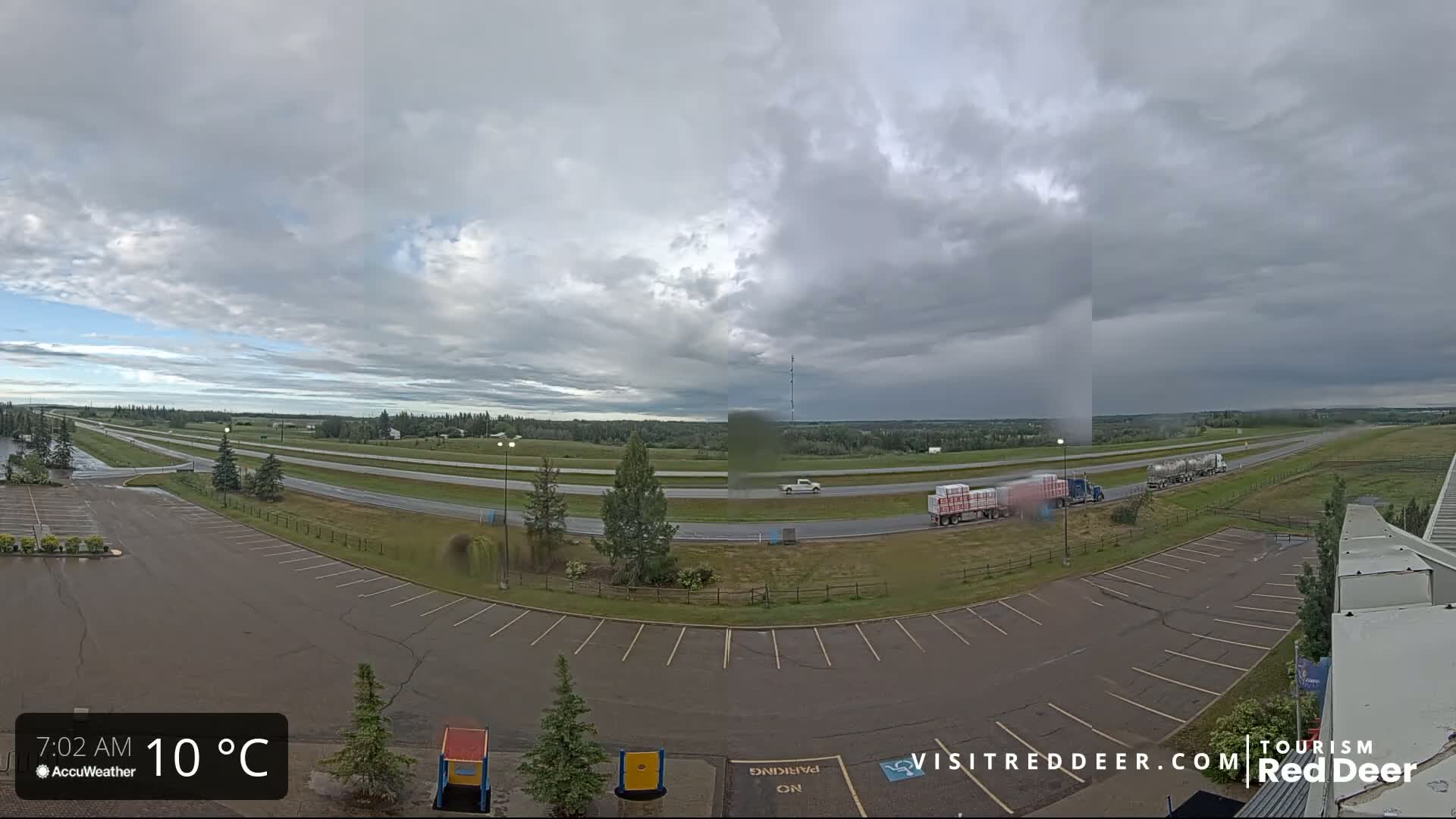  Red Deer Queen Elizabeth 2 Highway & Red Deer Plain Skyline Live Cam - City Of Red Deer, Red Deer County, Alberta, Canada