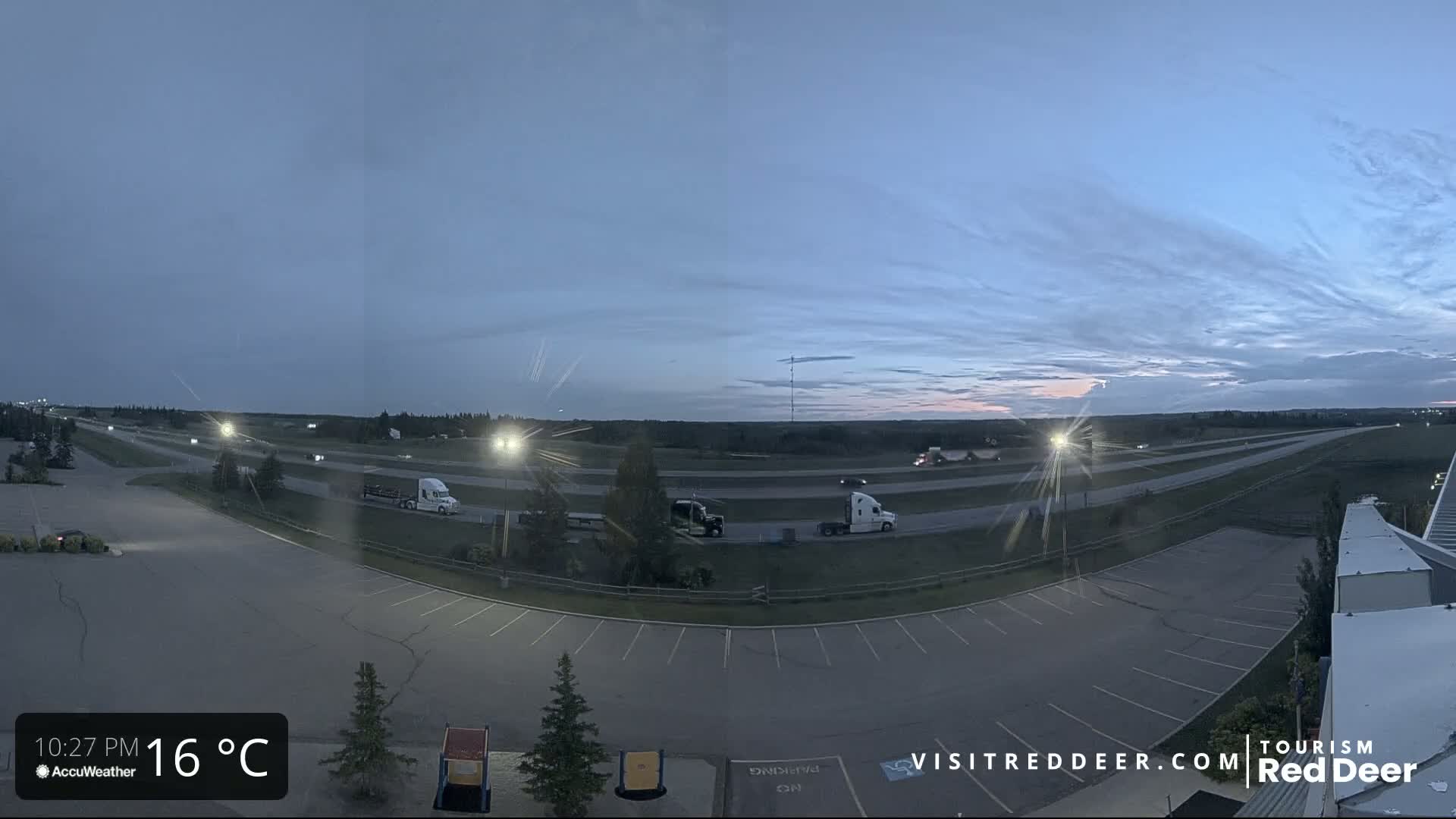 Red Deer Queen Elizabeth 2 Highway & Red Deer Plain Skyline Live Cam - City Of Red Deer, Red Deer County, Alberta, Canada