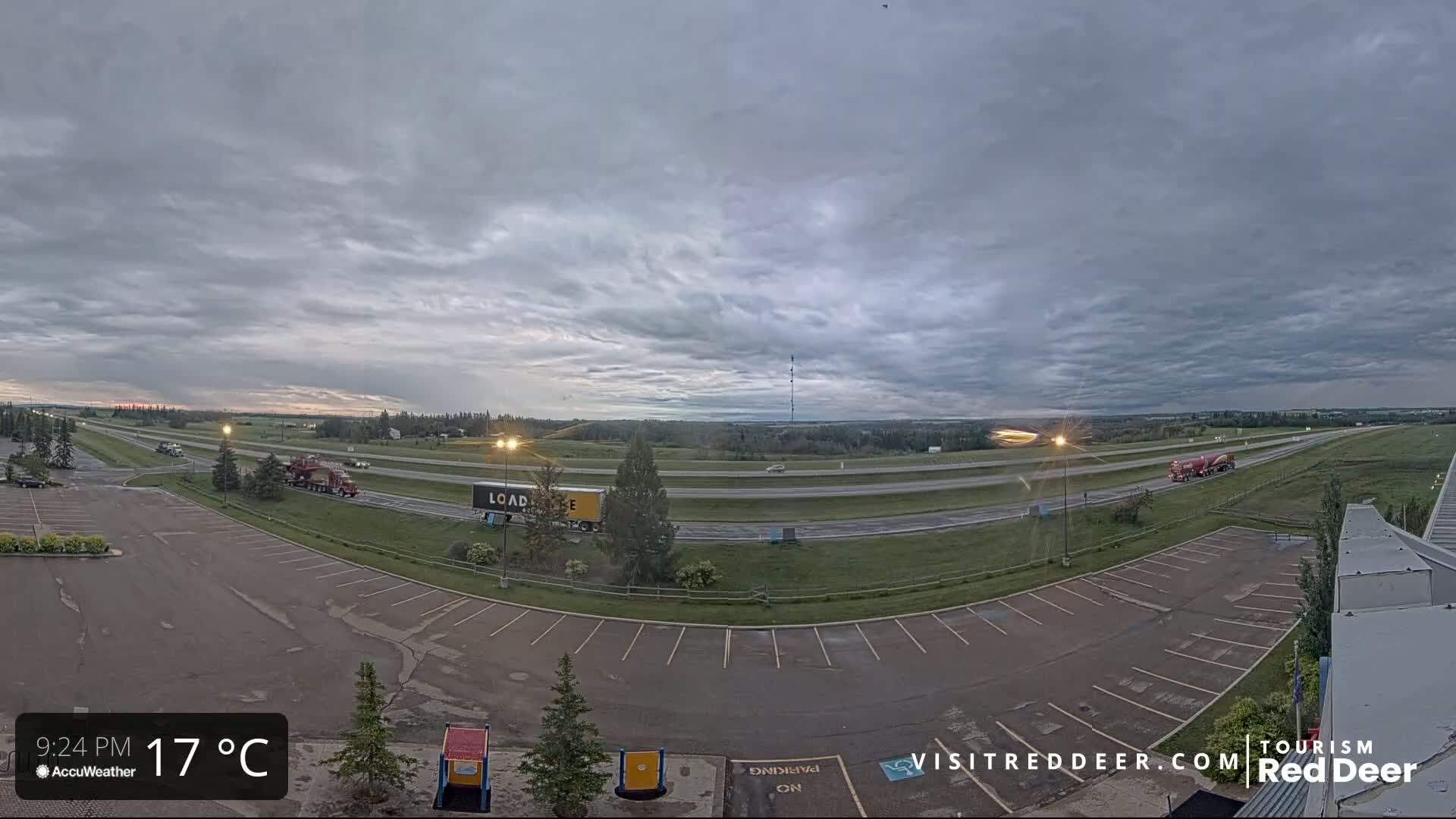 Red Deer Queen Elizabeth 2 Highway & Red Deer Plain Skyline Live Cam - City Of Red Deer, Red Deer County, Alberta, Canada