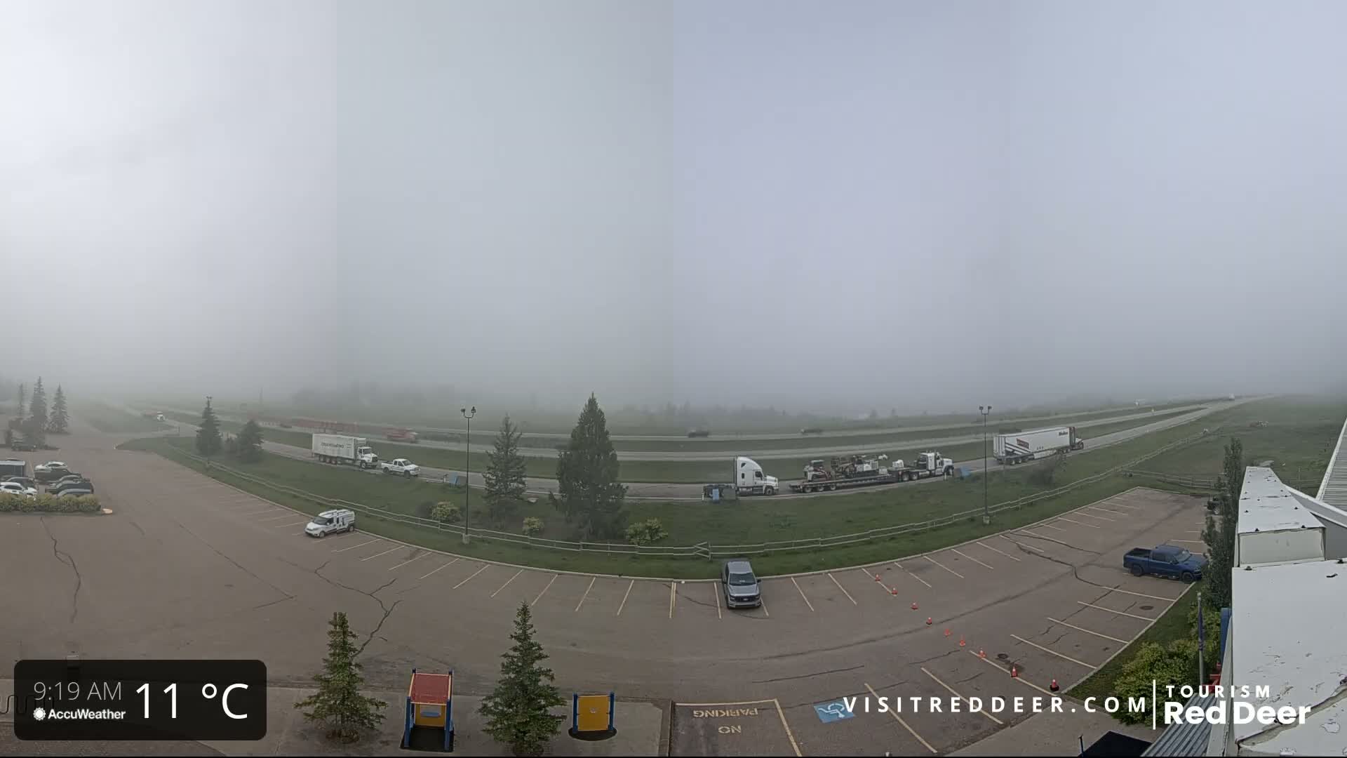 Red Deer Queen Elizabeth 2 Highway & Red Deer Plain Skyline Live Cam - City Of Red Deer, Red Deer County, Alberta, Canada