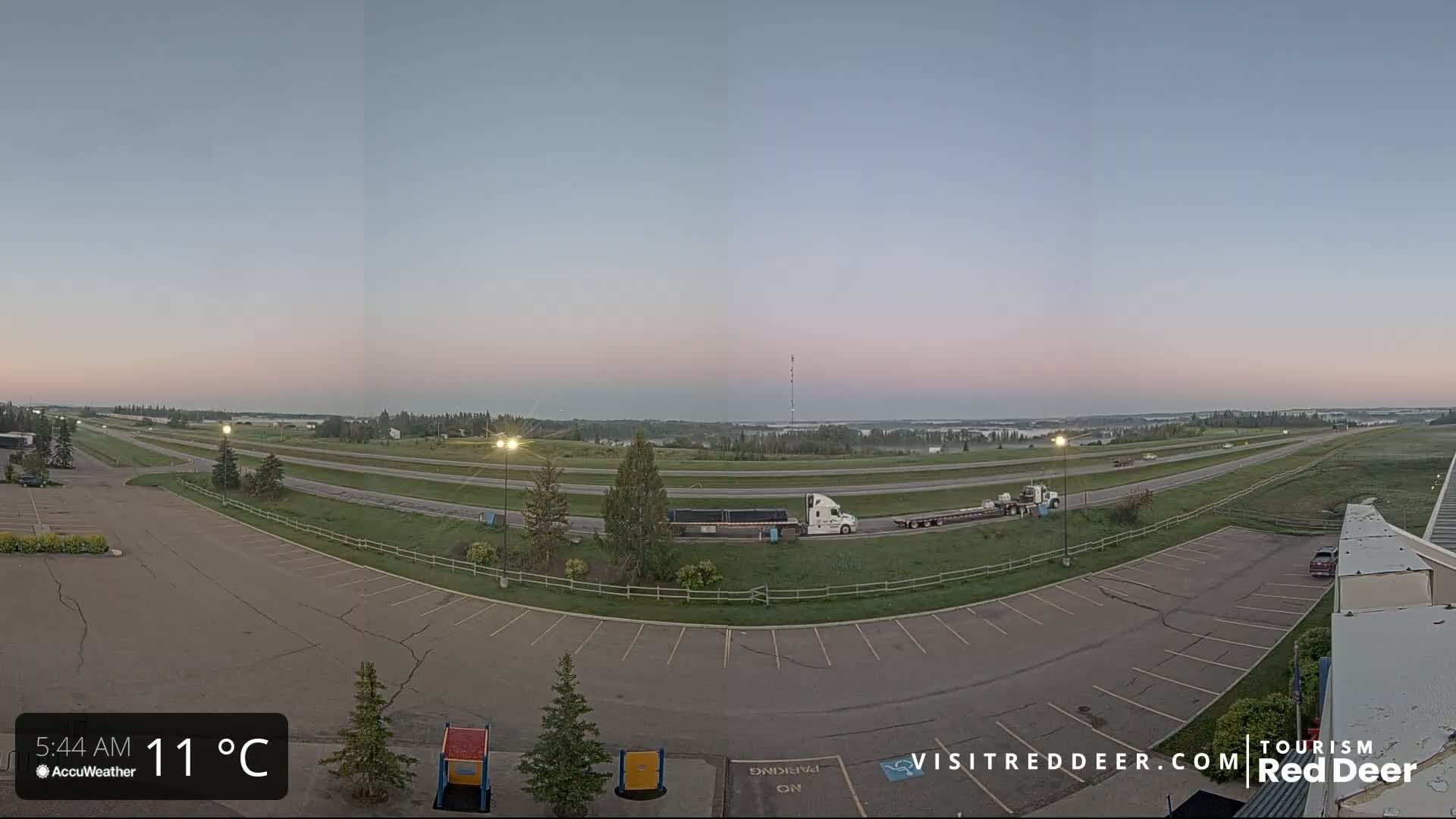 Red Deer Queen Elizabeth 2 Highway & Red Deer Plain Skyline Live Cam - City Of Red Deer, Red Deer County, Alberta, Canada