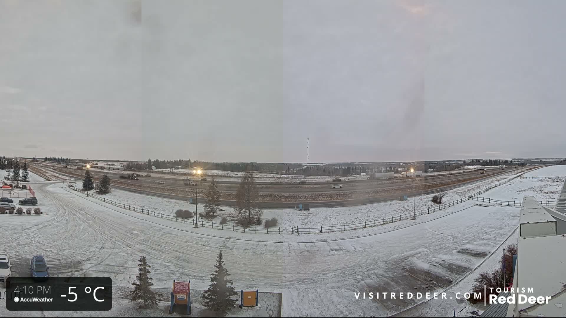 Red Deer Queen Elizabeth 2 Highway & Red Deer Plain Skyline Live Cam - City Of Red Deer, Red Deer County, Alberta, Canada
