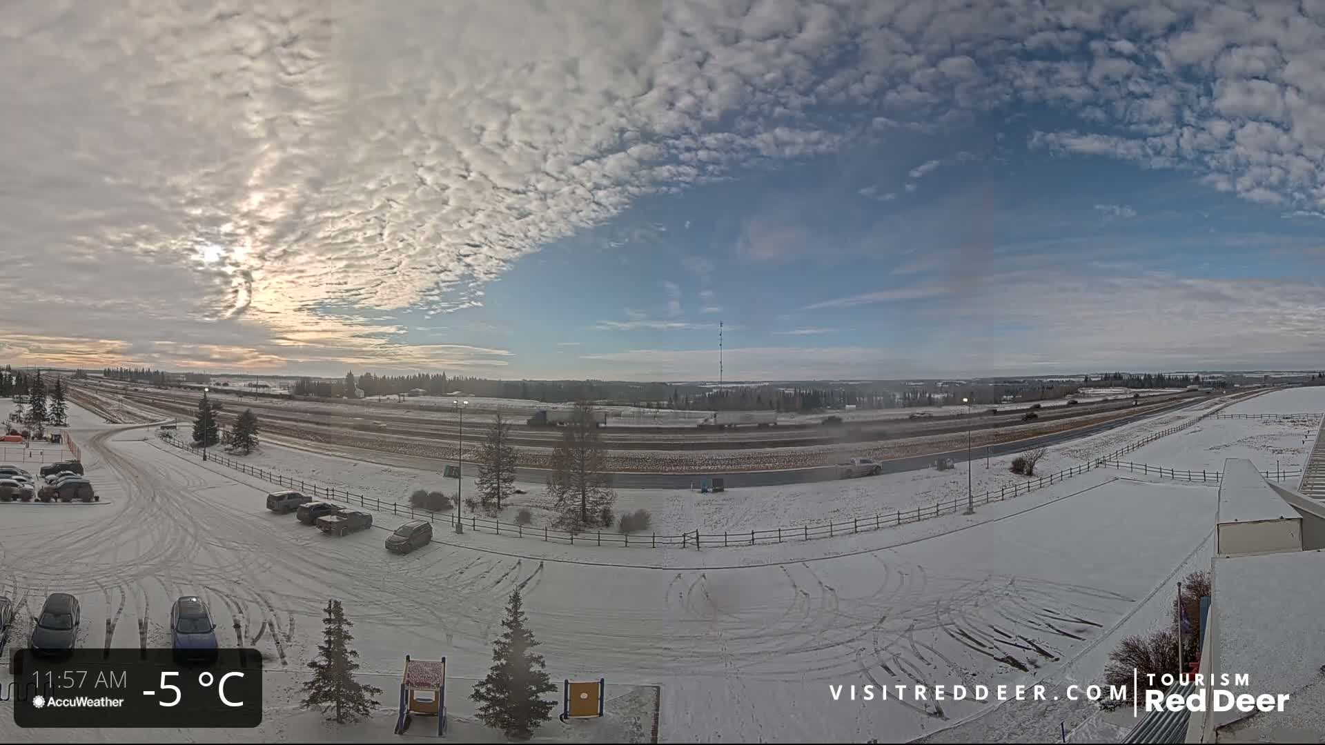 Red Deer Queen Elizabeth 2 Highway & Red Deer Plain Skyline Live Cam - City Of Red Deer, Red Deer County, Alberta, Canada
