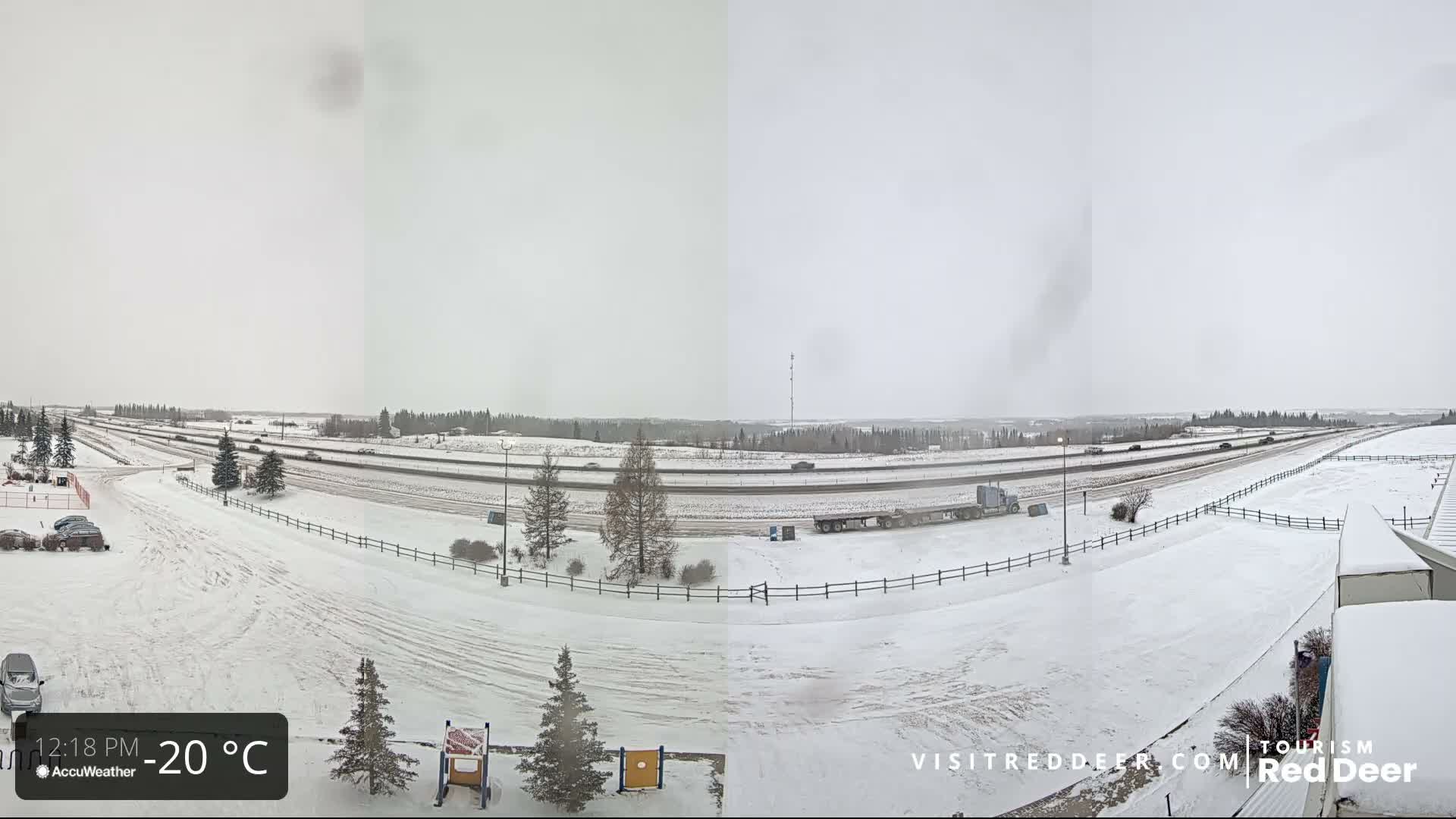 Red Deer Queen Elizabeth 2 Highway & Red Deer Plain Skyline Live Cam - City Of Red Deer, Red Deer County, Alberta, Canada