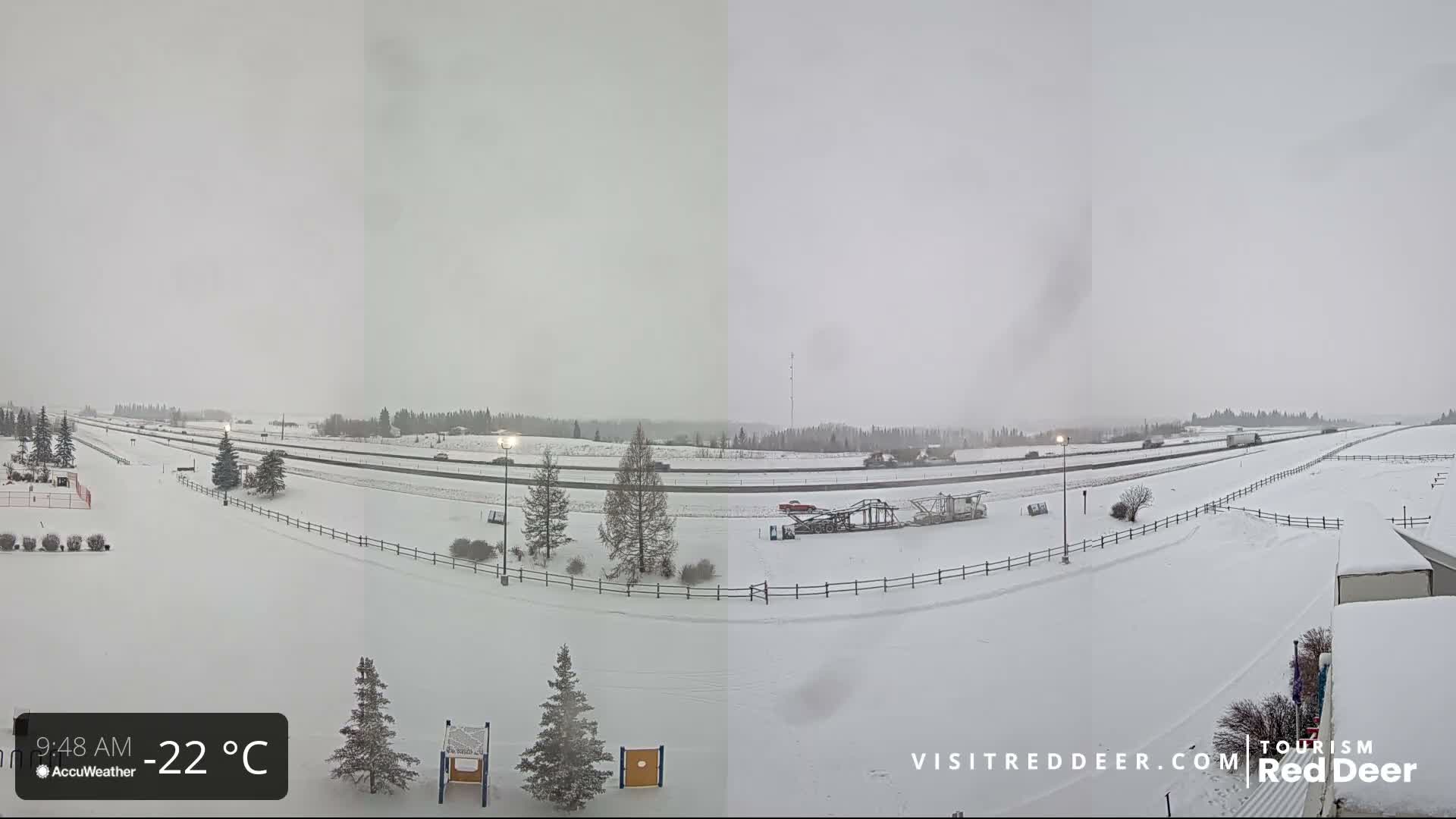 Red Deer Queen Elizabeth 2 Highway & Red Deer Plain Skyline Live Cam - City Of Red Deer, Red Deer County, Alberta, Canada