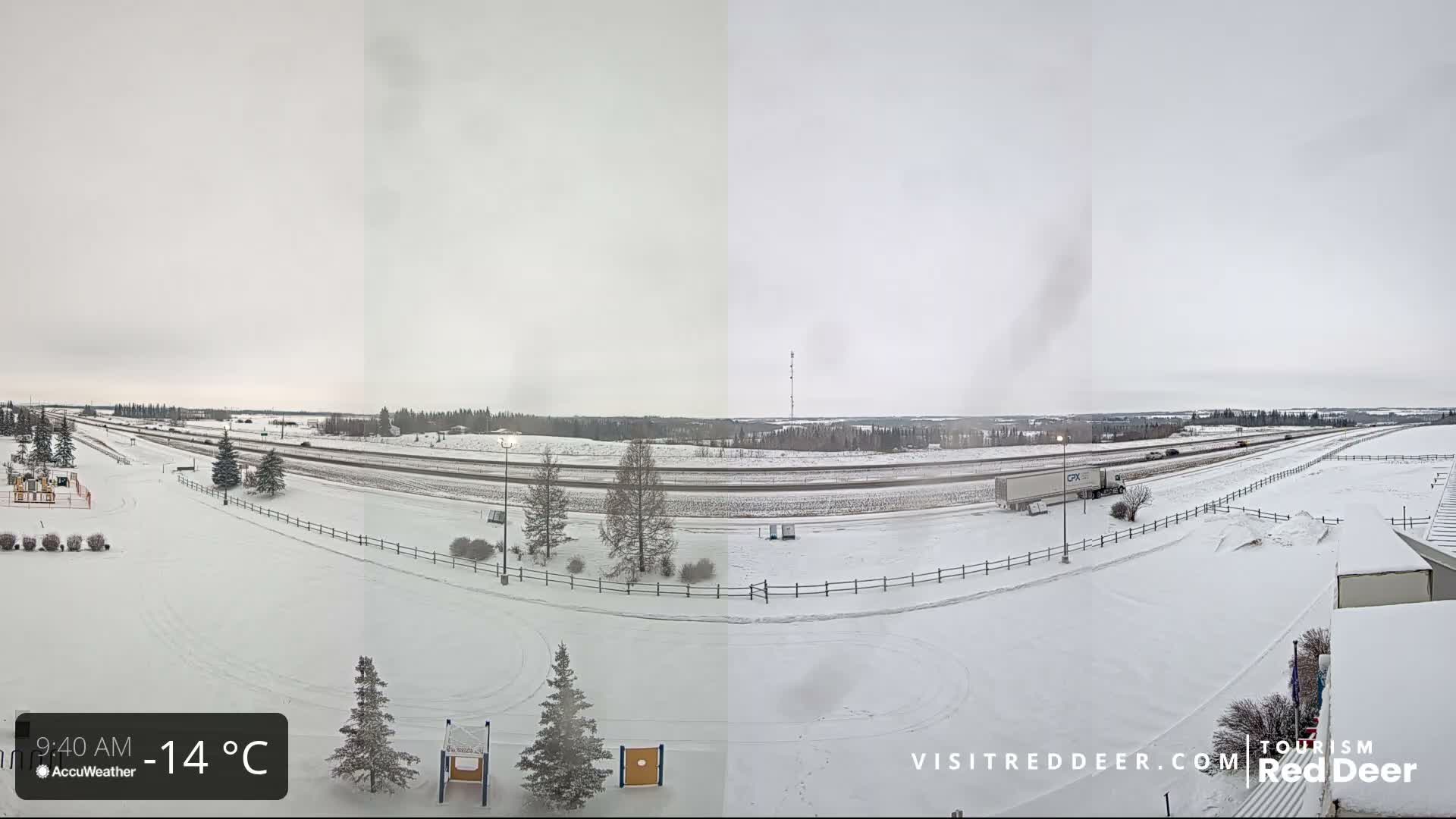Red Deer Queen Elizabeth 2 Highway & Red Deer Plain Skyline Live Cam - City Of Red Deer, Red Deer County, Alberta, Canada