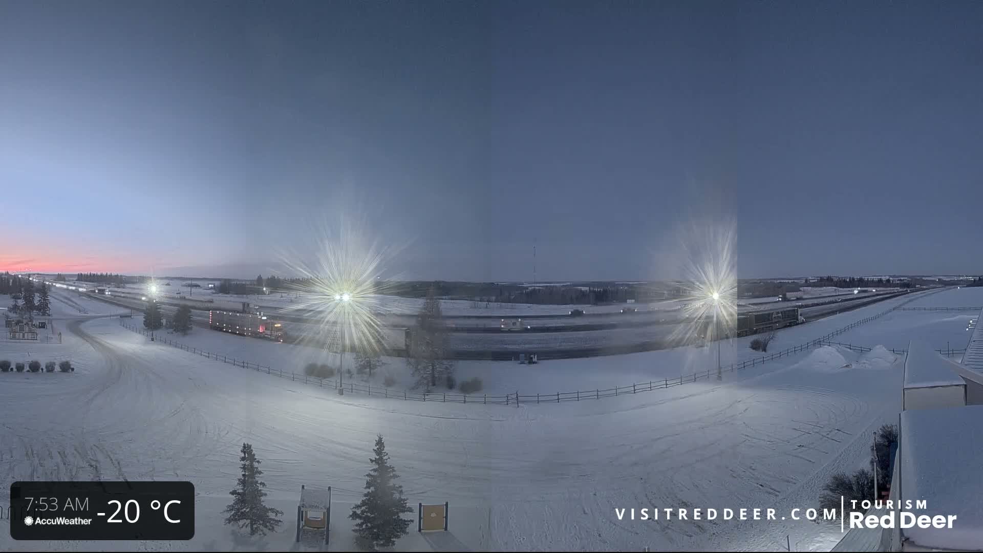 Red Deer Queen Elizabeth 2 Highway & Red Deer Plain Skyline Live Cam - City Of Red Deer, Red Deer County, Alberta, Canada