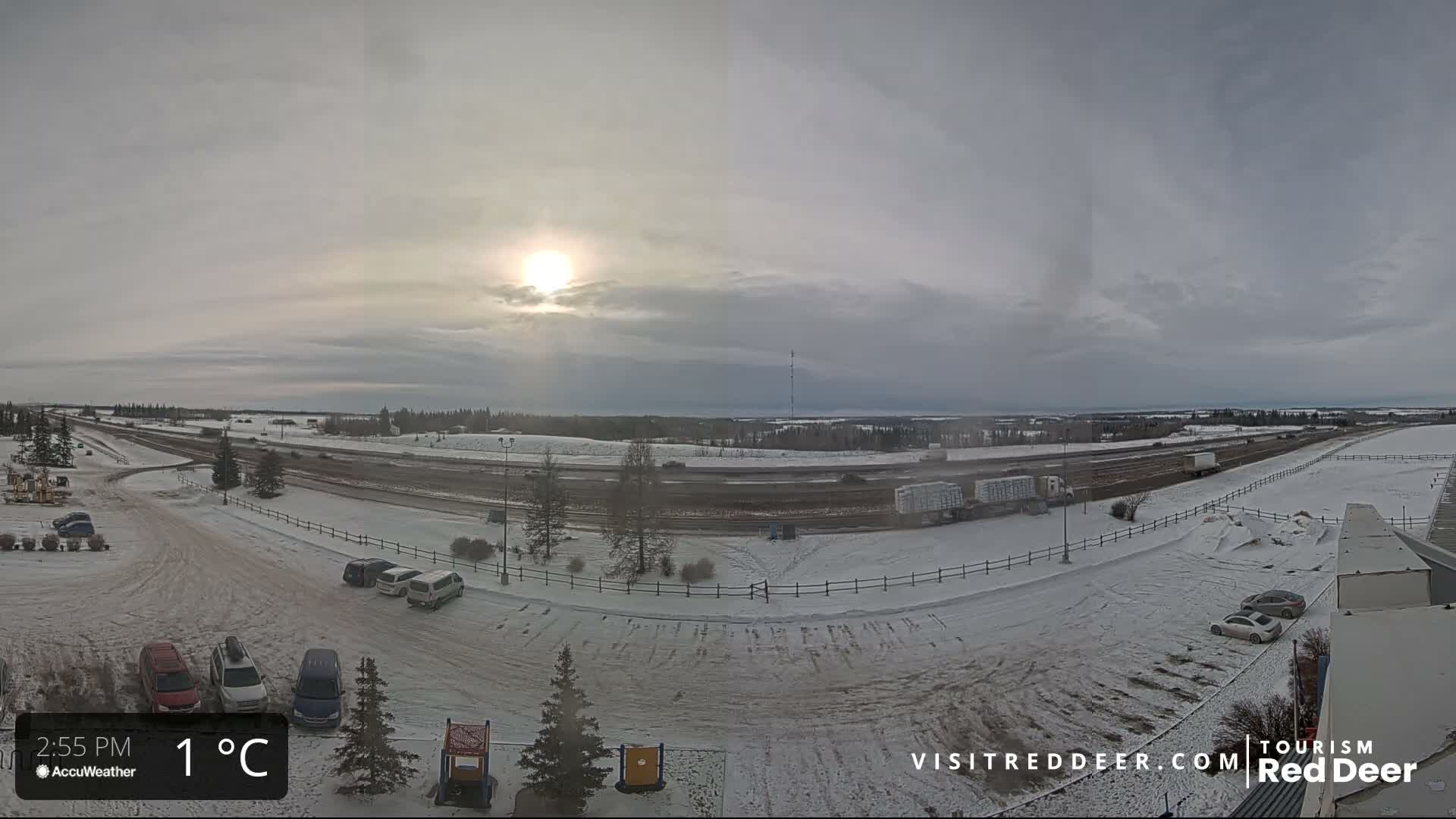 Red Deer Queen Elizabeth 2 Highway & Red Deer Plain Skyline Live Cam - City Of Red Deer, Red Deer County, Alberta, Canada