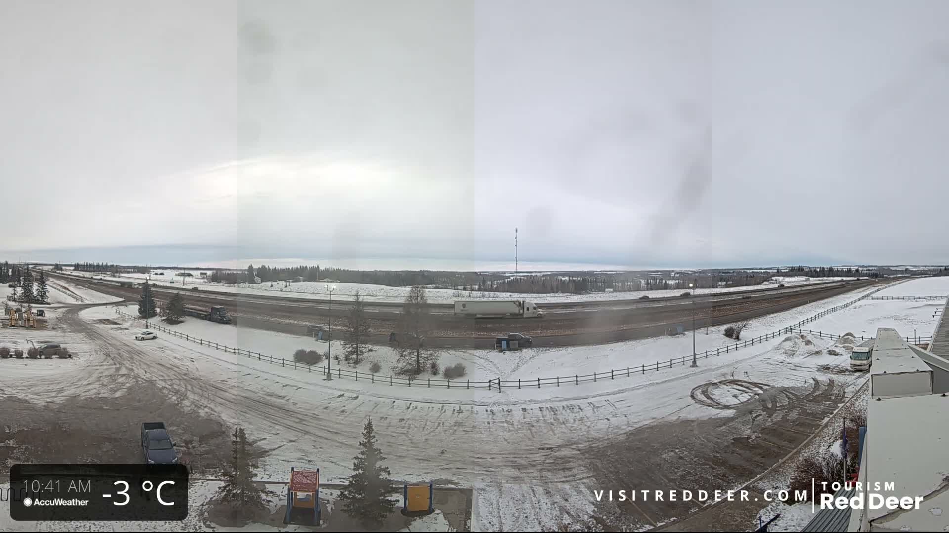 Red Deer Queen Elizabeth 2 Highway & Red Deer Plain Skyline Live Cam - City Of Red Deer, Red Deer County, Alberta, Canada
