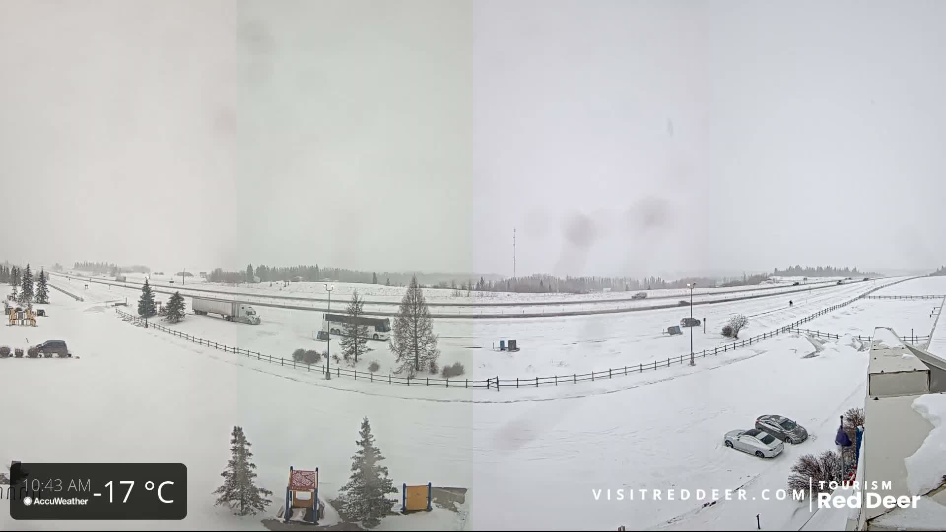 Red Deer Queen Elizabeth 2 Highway & Red Deer Plain Skyline Live Cam - City Of Red Deer, Red Deer County, Alberta, Canada