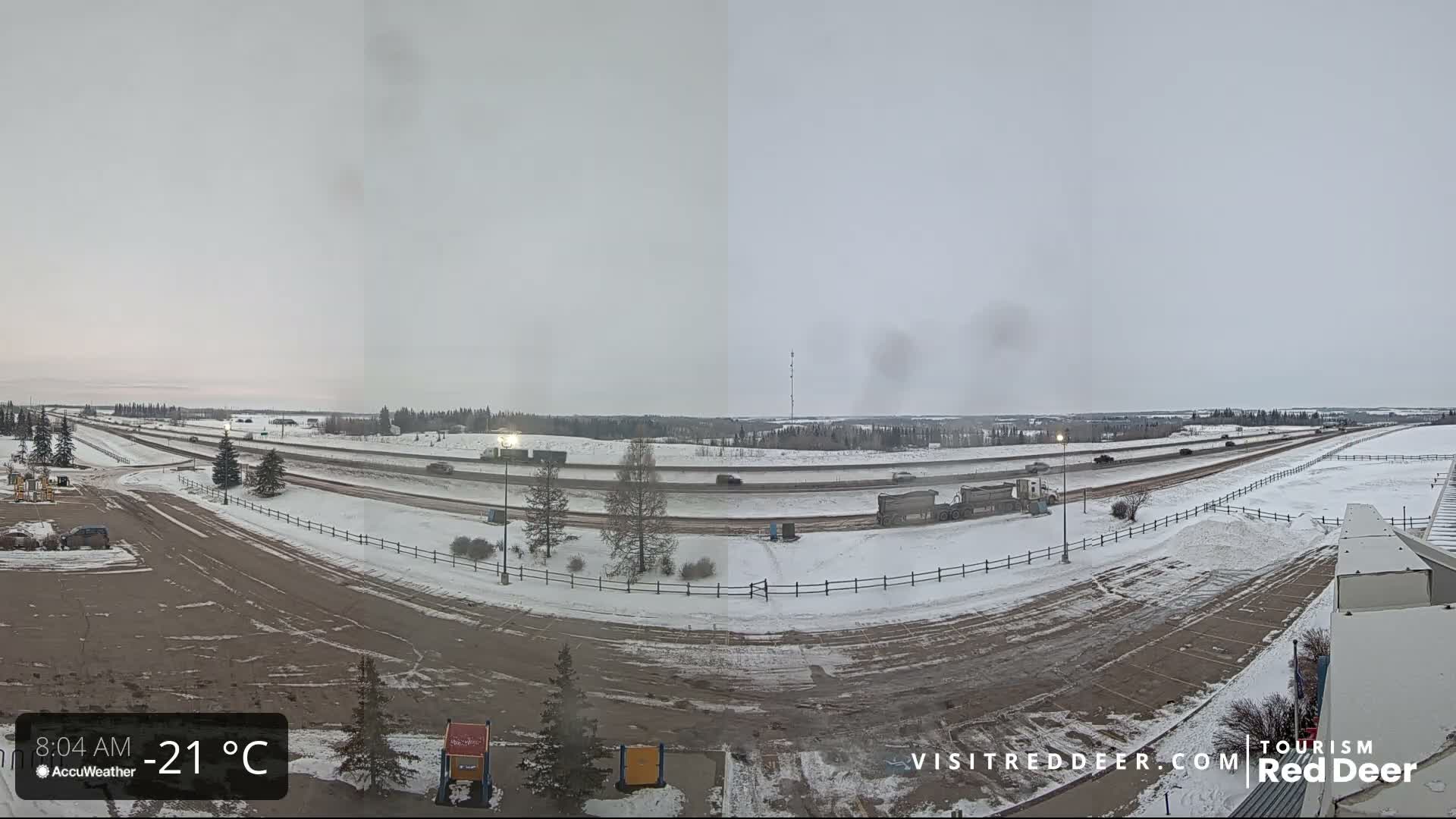 Red Deer Queen Elizabeth 2 Highway & Red Deer Plain Skyline Live Cam - City Of Red Deer, Red Deer County, Alberta, Canada