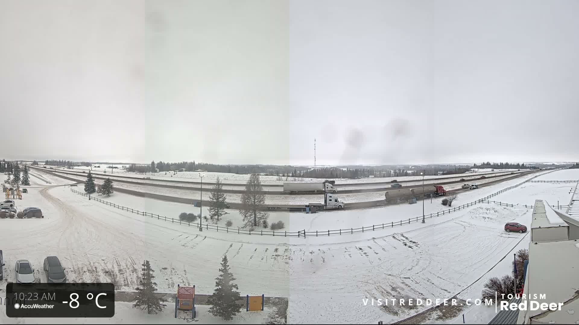 Red Deer Queen Elizabeth 2 Highway & Red Deer Plain Skyline Live Cam - City Of Red Deer, Red Deer County, Alberta, Canada