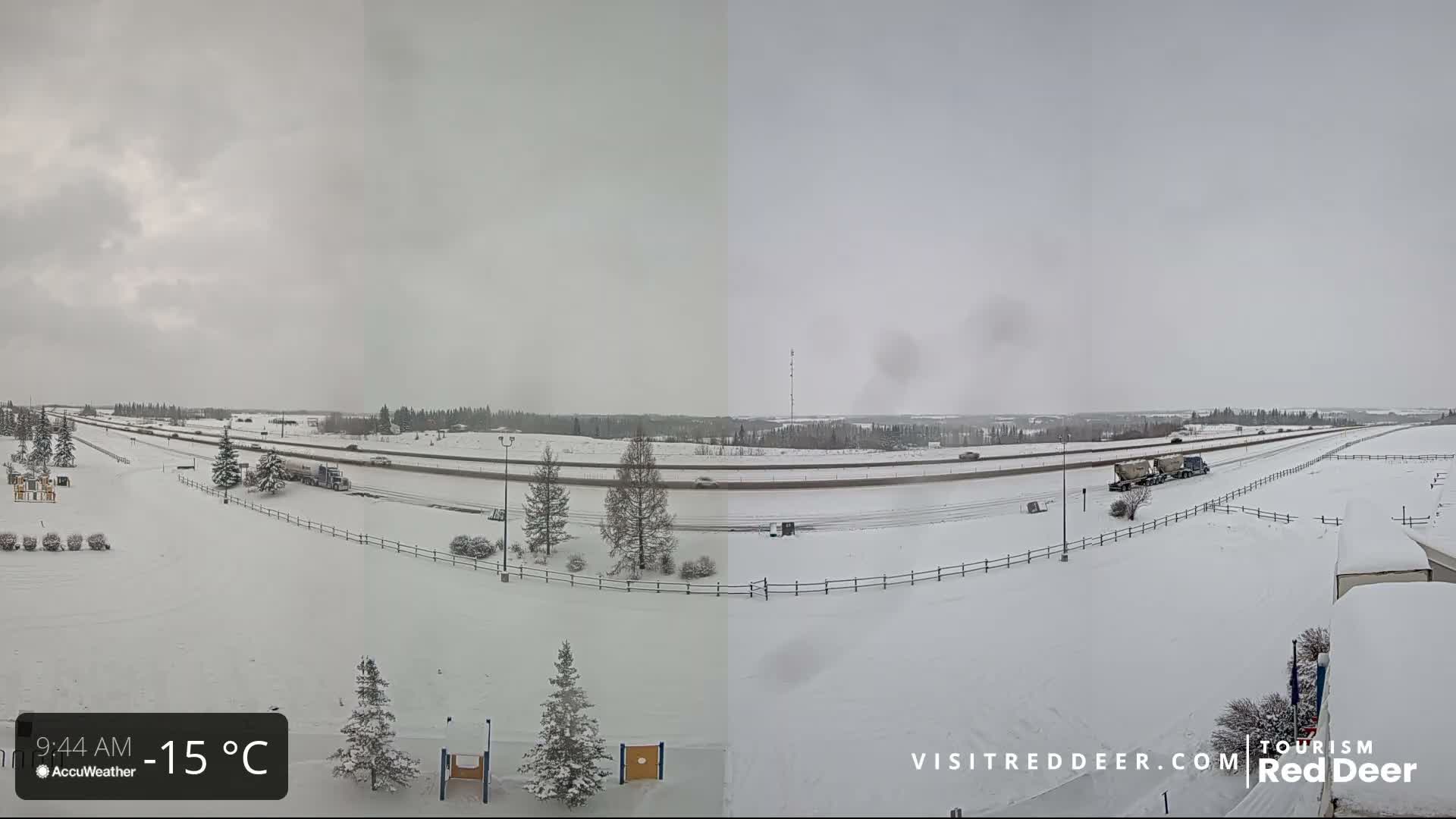 Red Deer Queen Elizabeth 2 Highway & Red Deer Plain Skyline Live Cam - City Of Red Deer, Red Deer County, Alberta, Canada