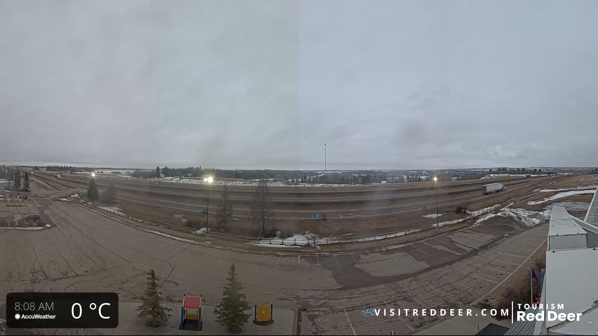 Red Deer Queen Elizabeth 2 Highway & Red Deer Plain Skyline Live Cam - City Of Red Deer, Red Deer County, Alberta, Canada