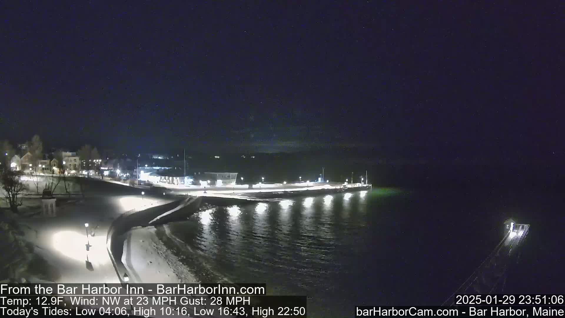 Bar Harbor  West View Live Cam - Maine, USA
