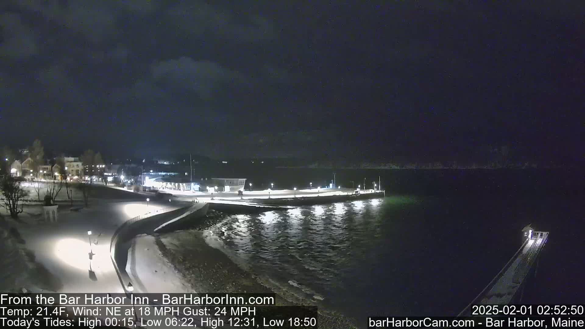 Bar Harbor  West View Live Cam - Maine, USA