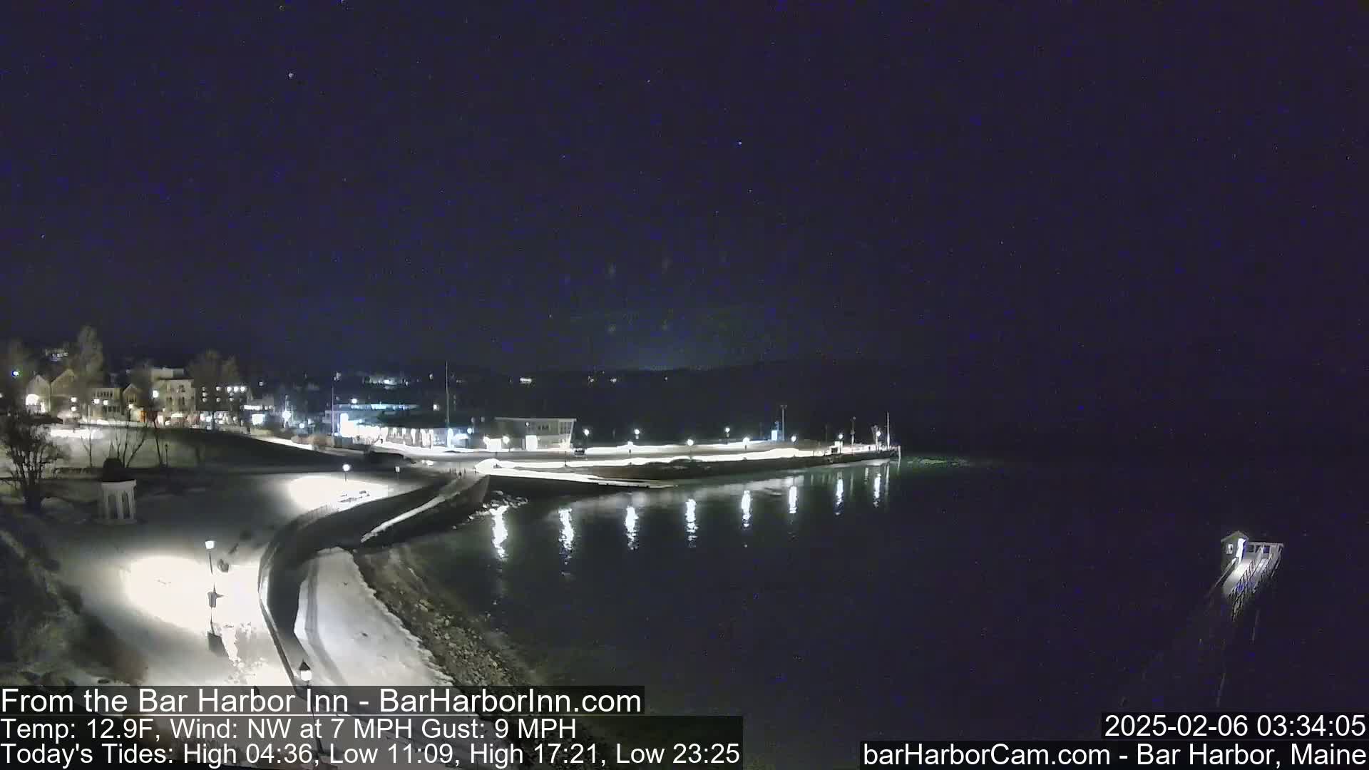 Bar Harbor  West View Live Cam - Maine, USA