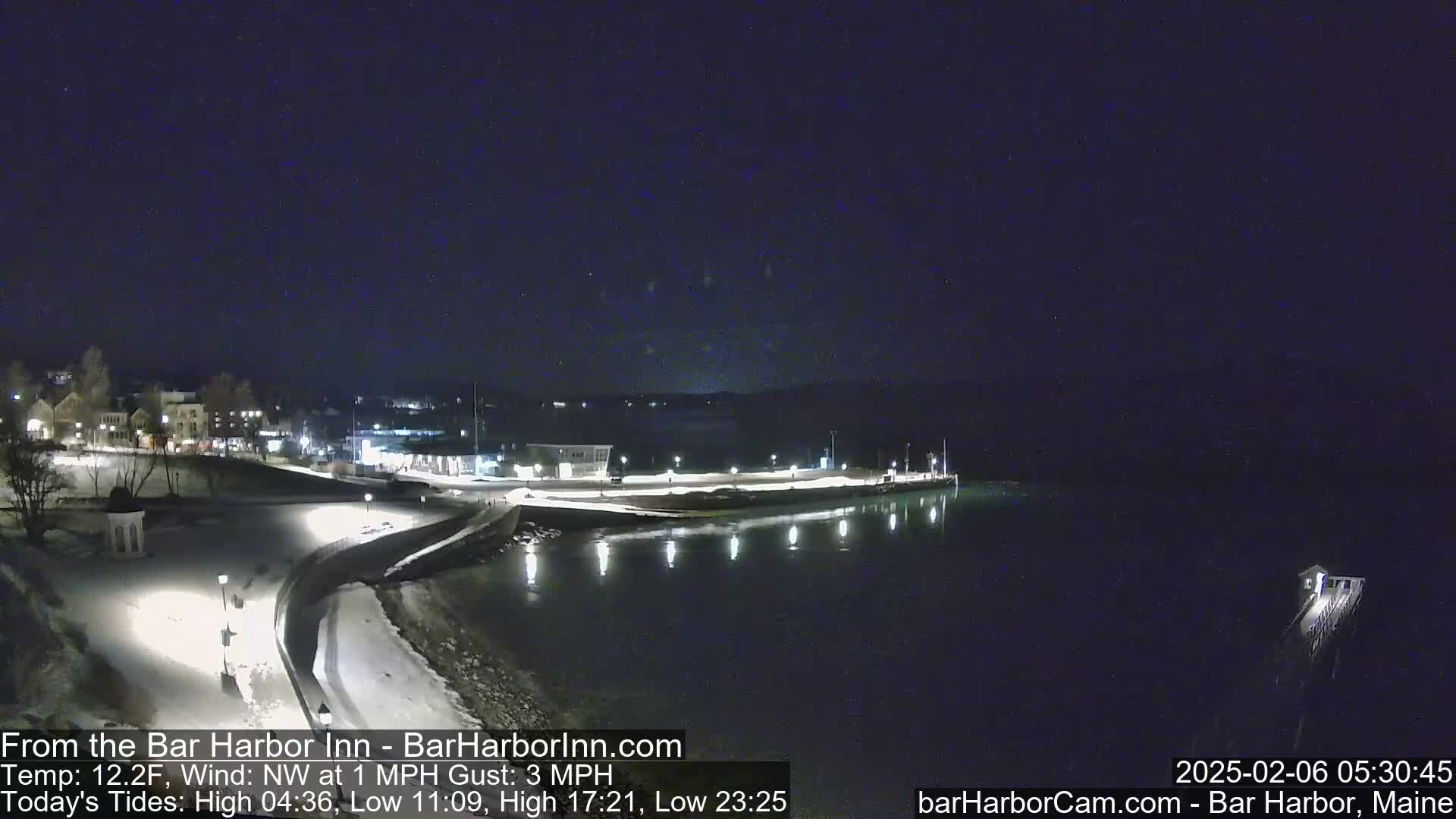 Bar Harbor  West View Live Cam - Maine, USA