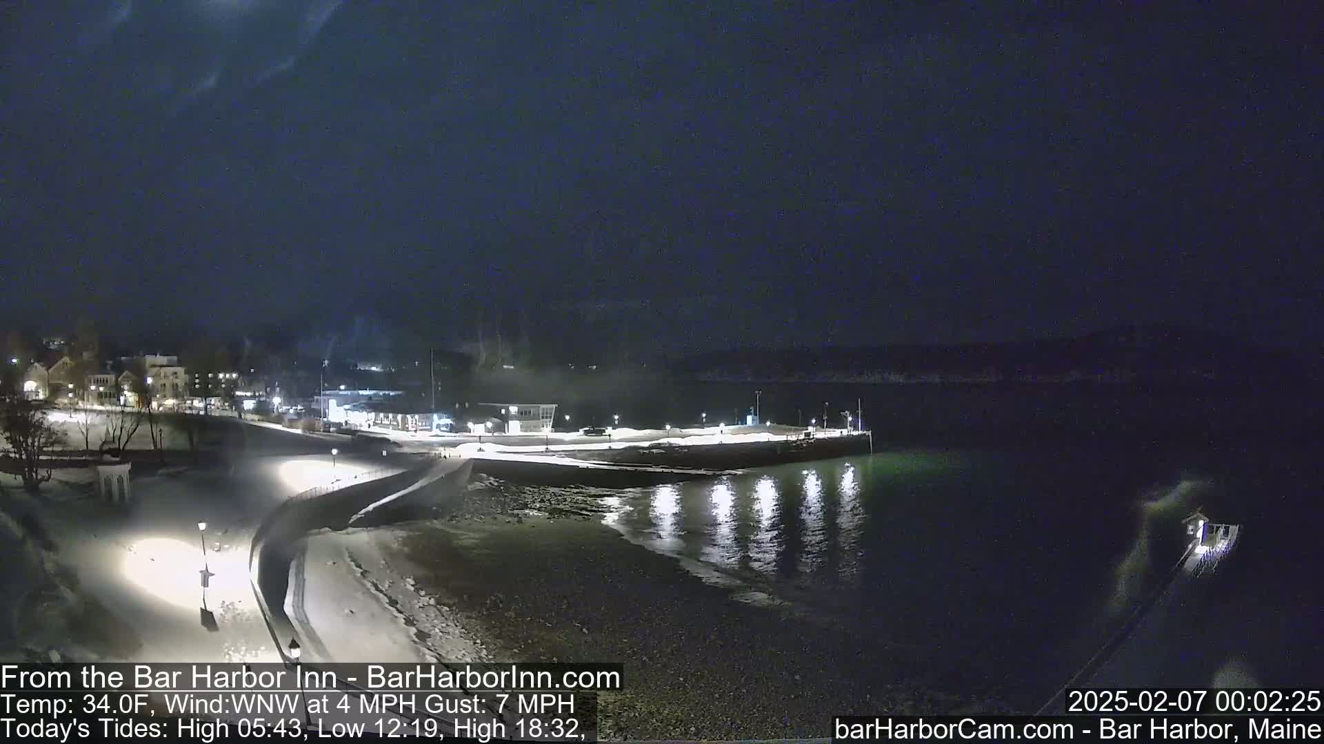 Bar Harbor  West View Live Cam - Maine, USA