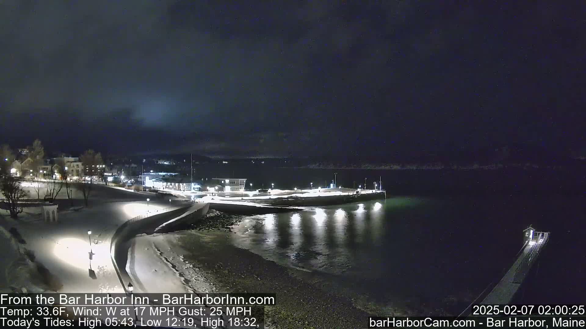Bar Harbor  West View Live Cam - Maine, USA