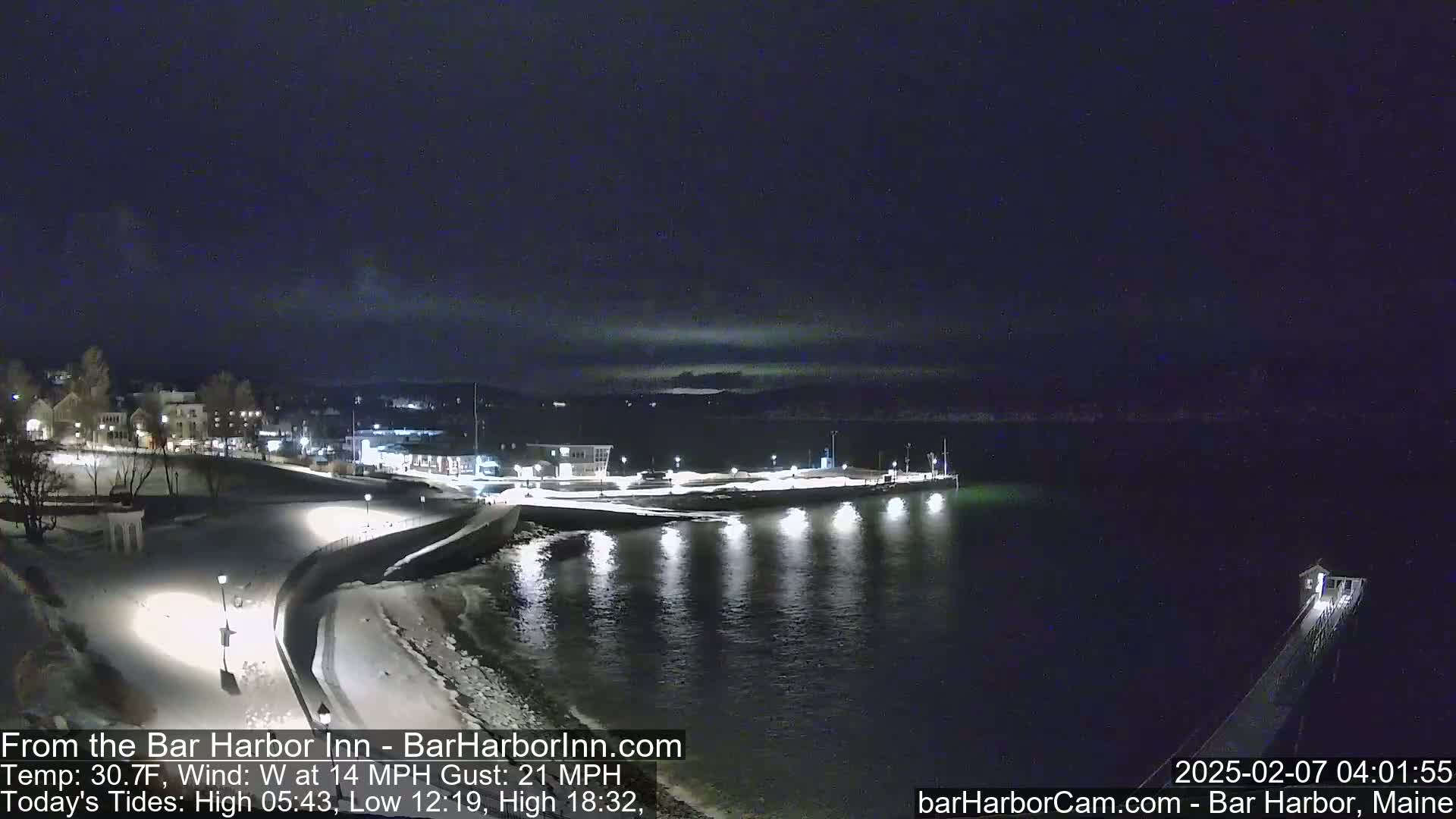 Bar Harbor  West View Live Cam - Maine, USA