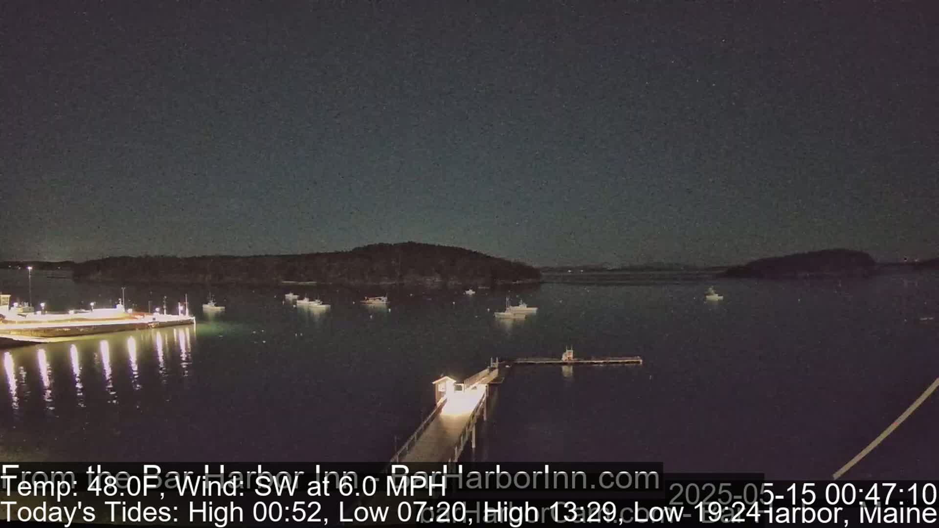 Bar Harbor  West View Live Cam - Maine, USA