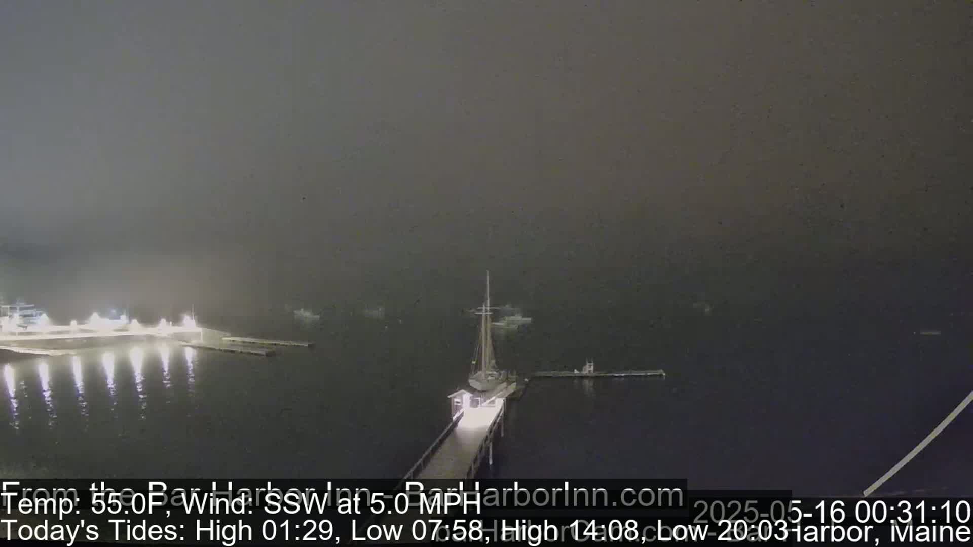 Bar Harbor  West View Live Cam - Maine, USA