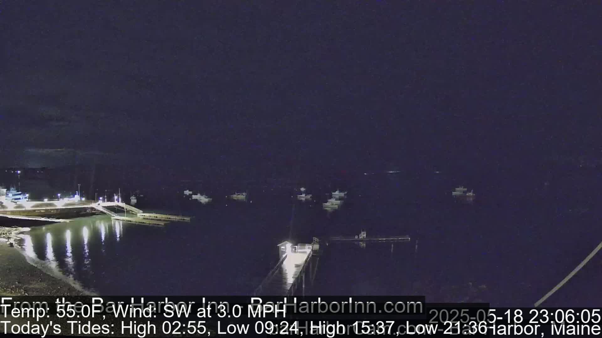 Bar Harbor  West View Live Cam - Maine, USA