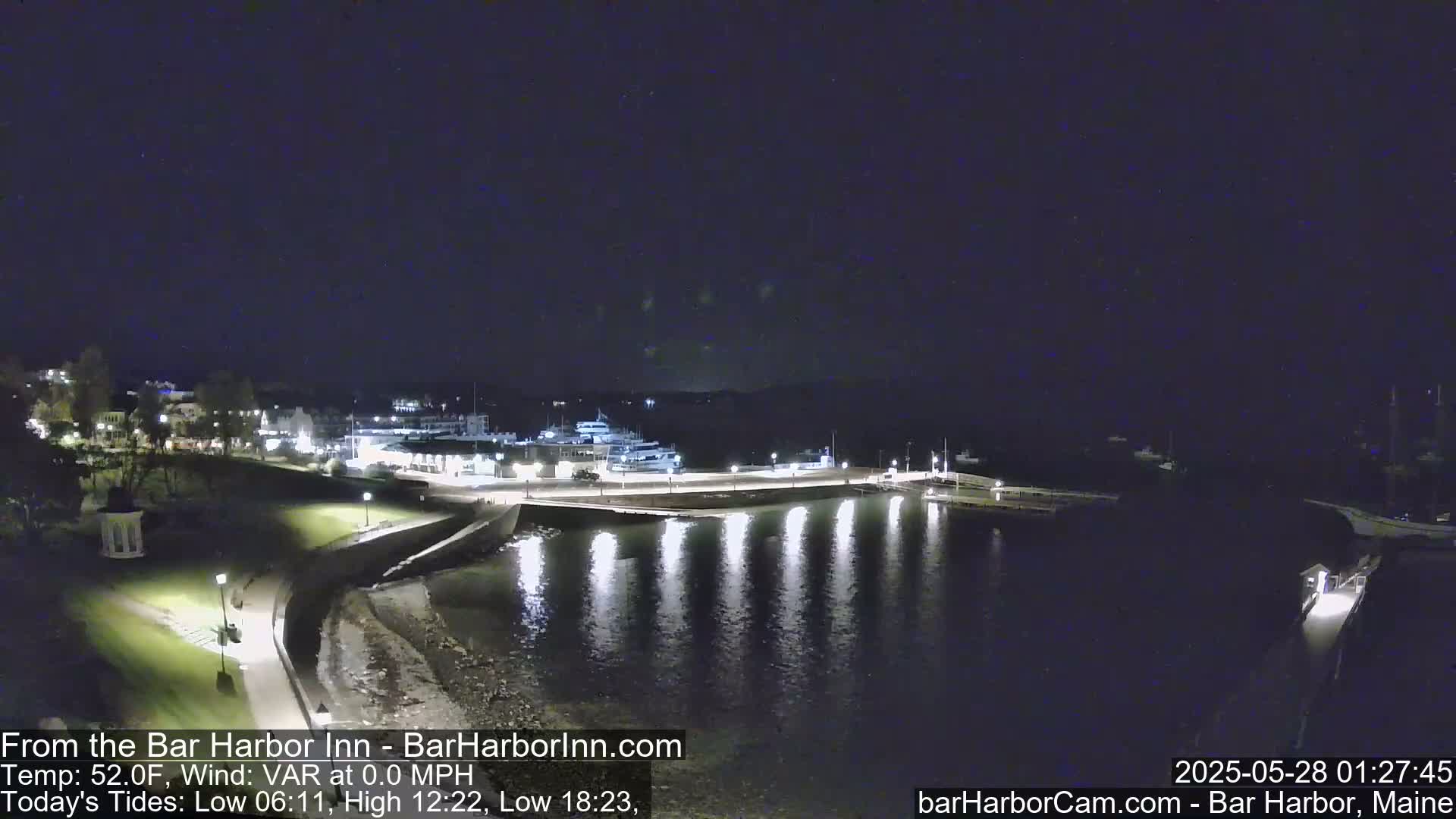 Bar Harbor  West View Live Cam - Maine, USA