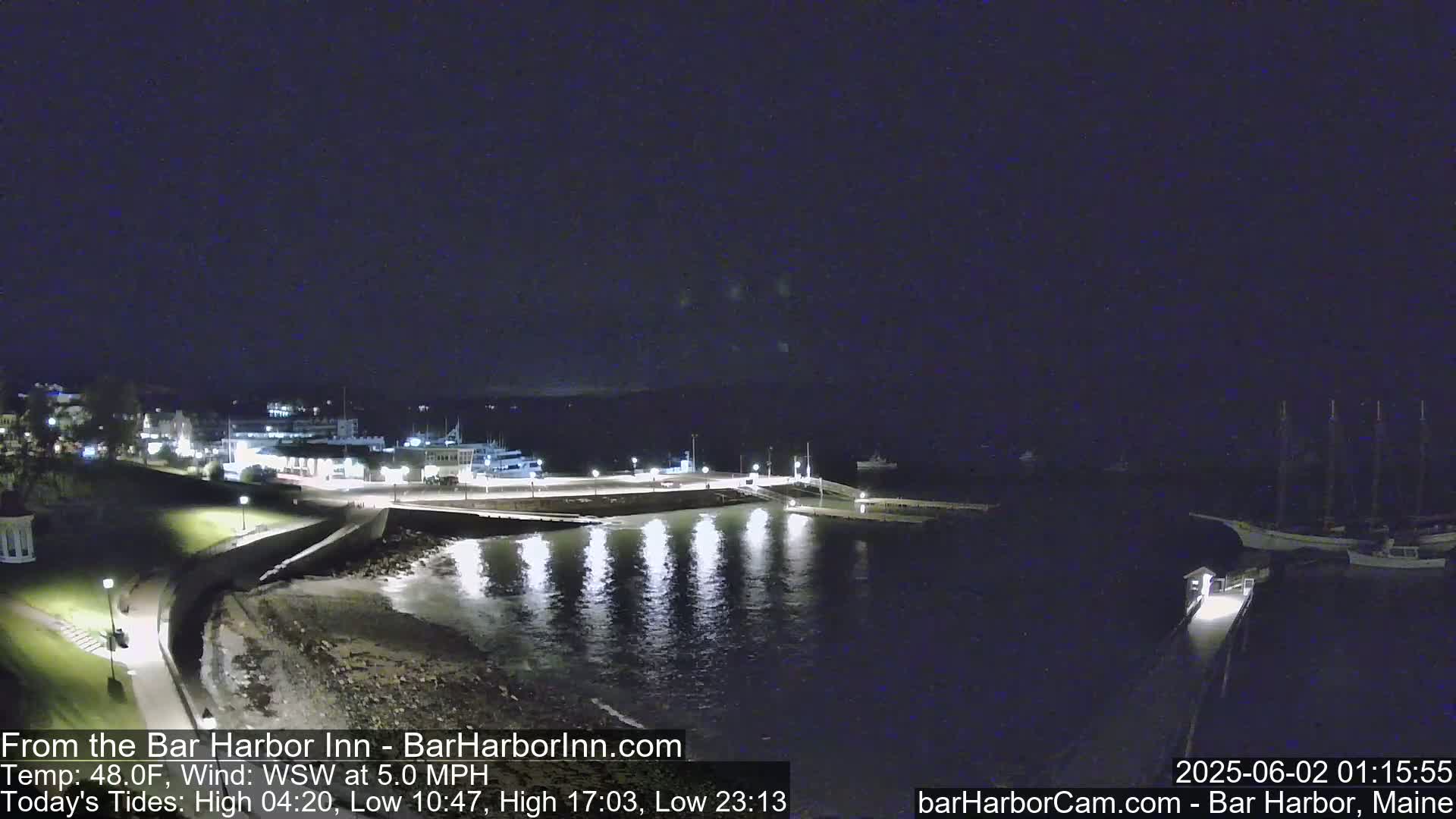 Bar Harbor  West View Live Cam - Maine, USA