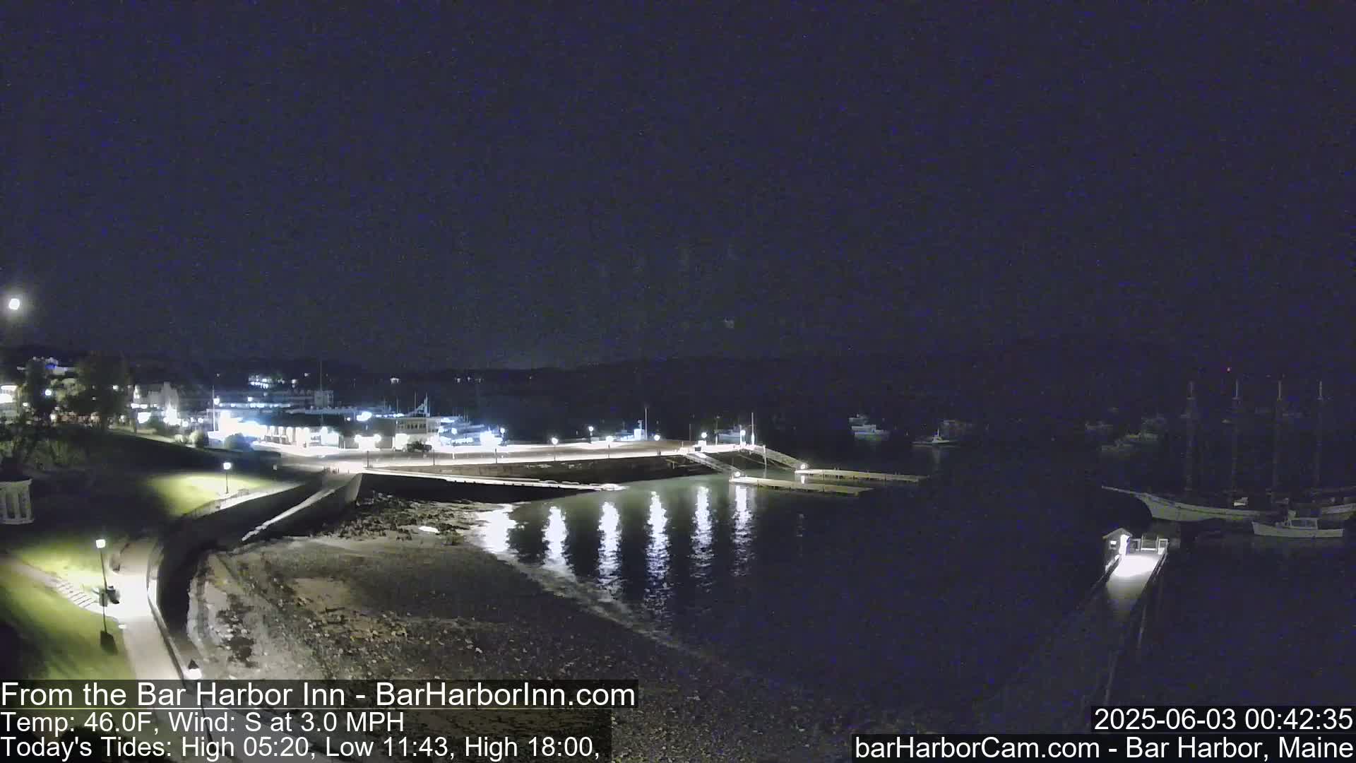 Bar Harbor  West View Live Cam - Maine, USA
