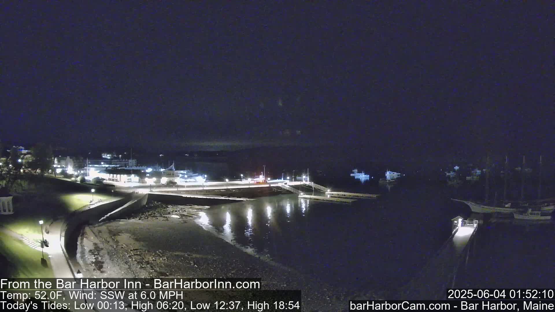 Bar Harbor  West View Live Cam - Maine, USA