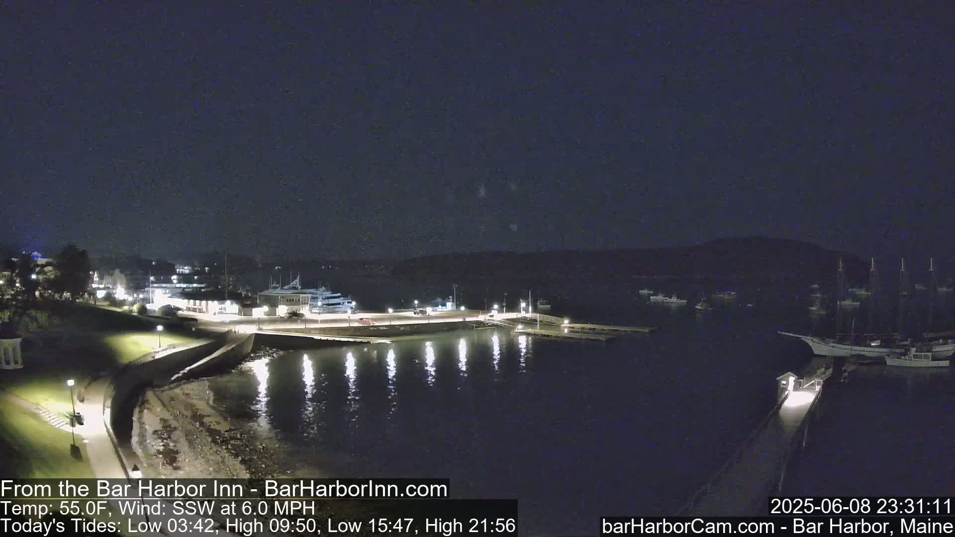 Bar Harbor  West View Live Cam - Maine, USA