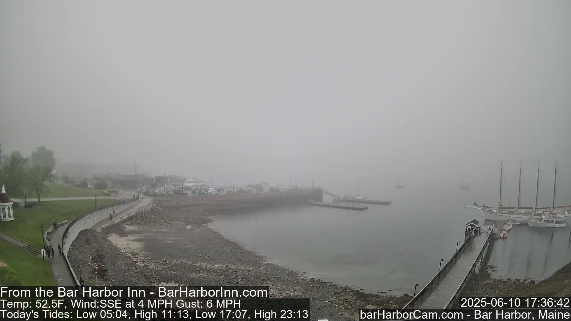 Bar Harbor  West View Live Cam - Maine, USA