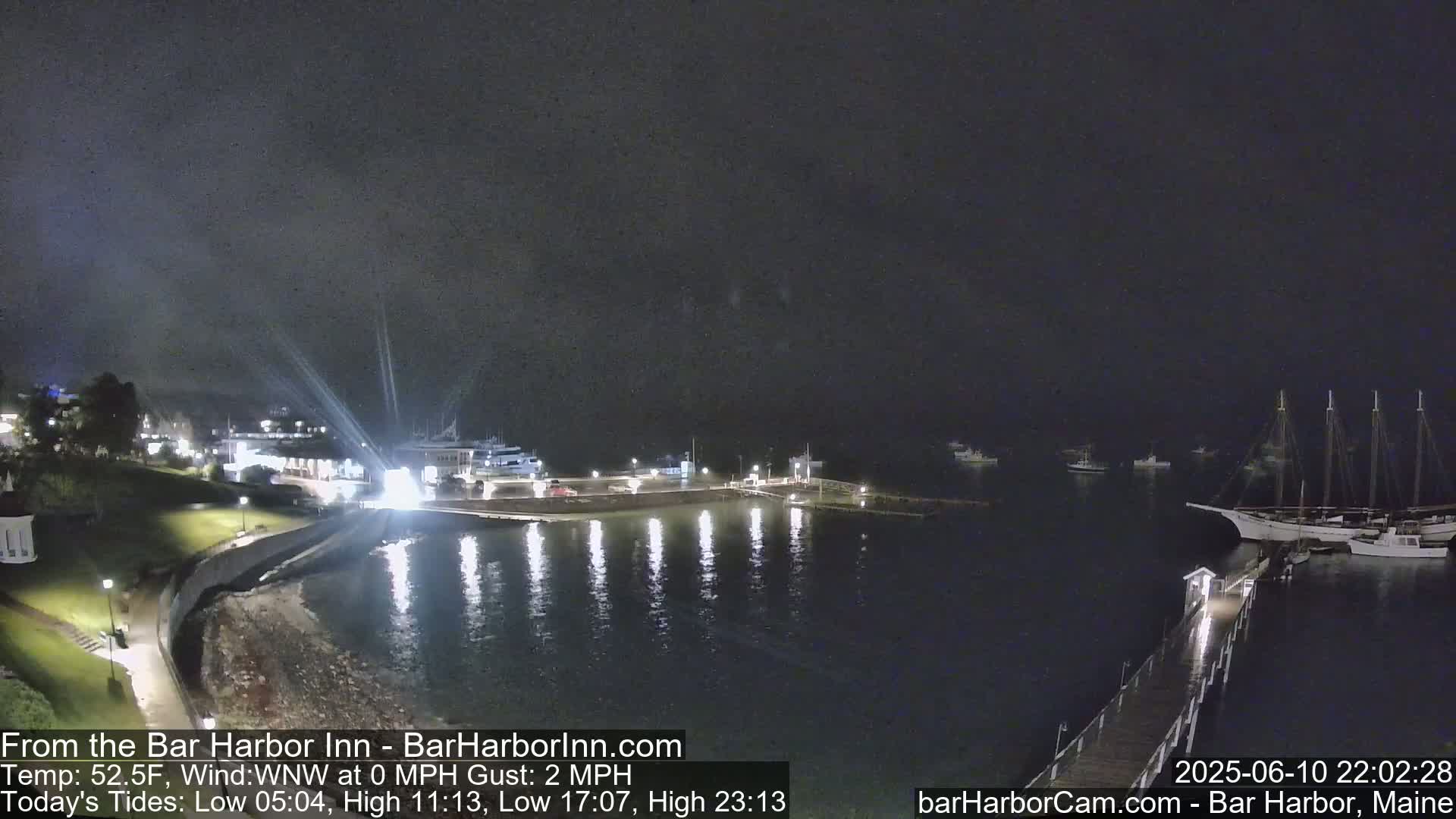 Bar Harbor  West View Live Cam - Maine, USA