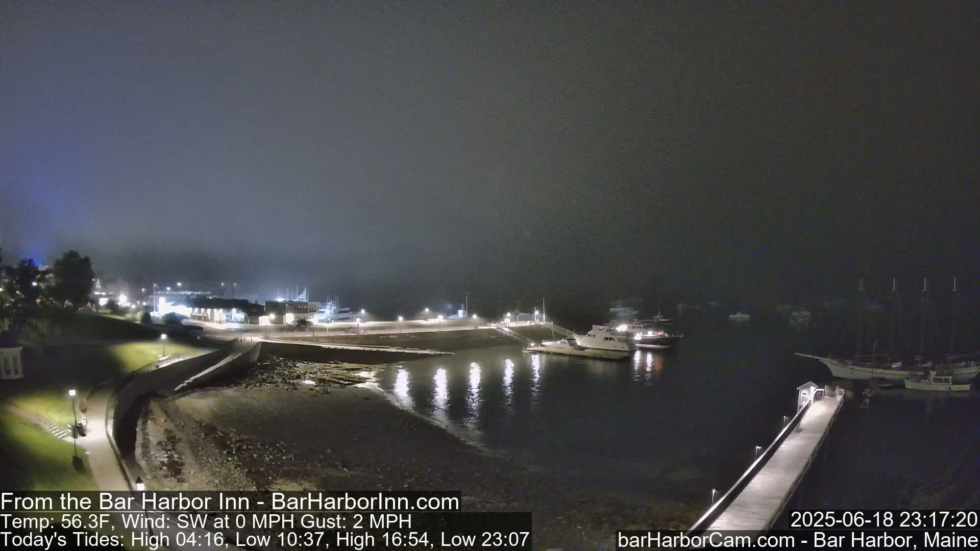 Bar Harbor  West View Live Cam - Maine, USA