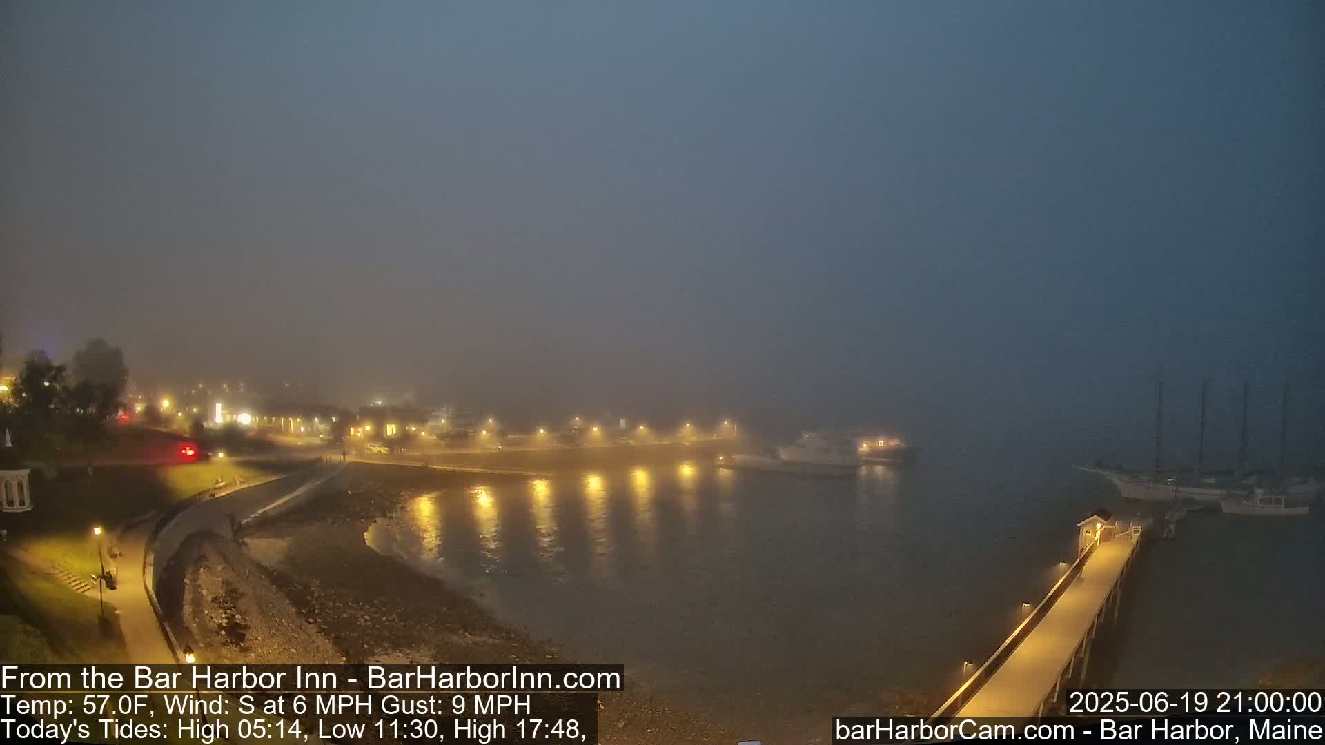 Bar Harbor  West View Live Cam - Maine, USA