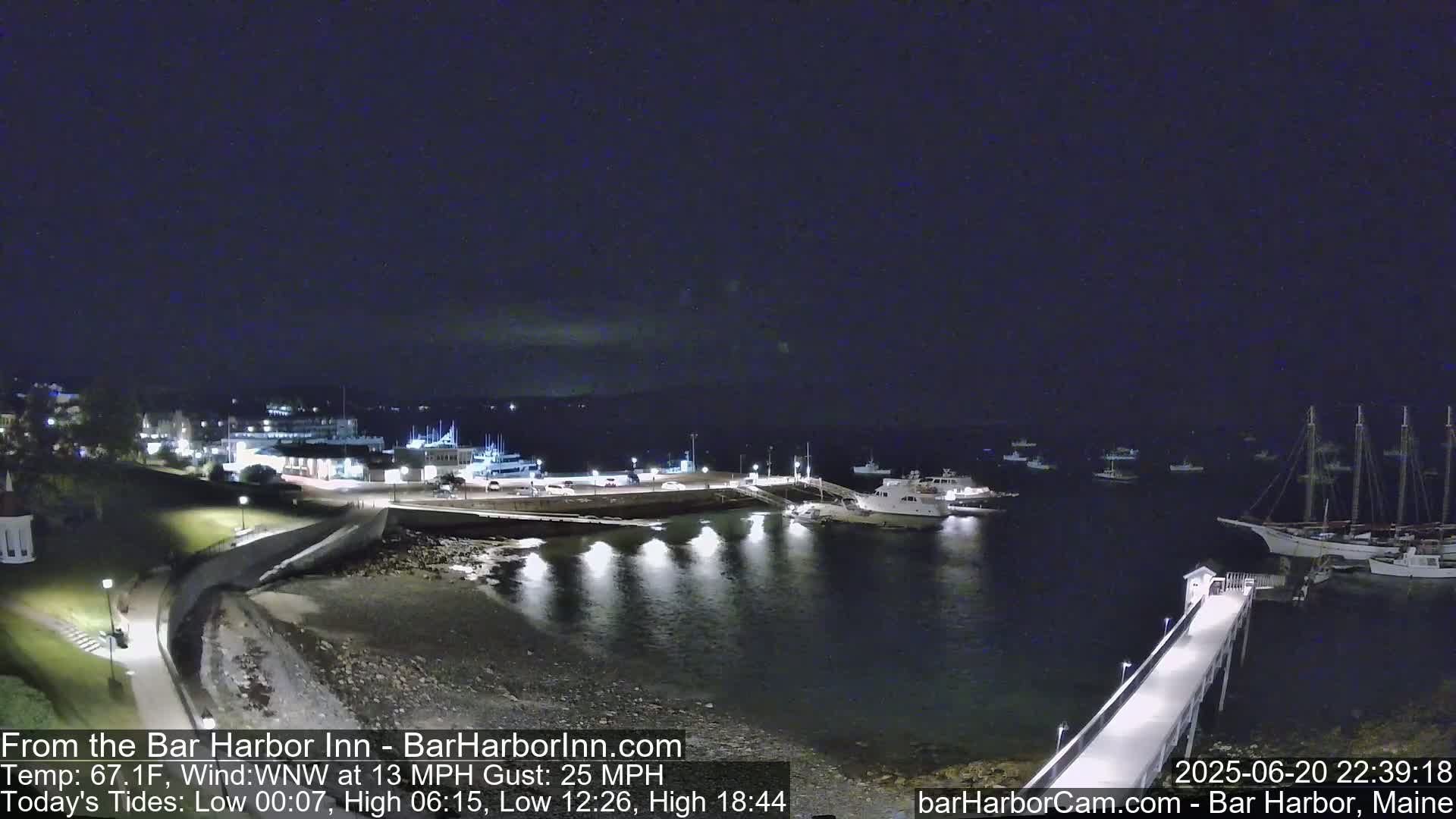 Bar Harbor  West View Live Cam - Maine, USA