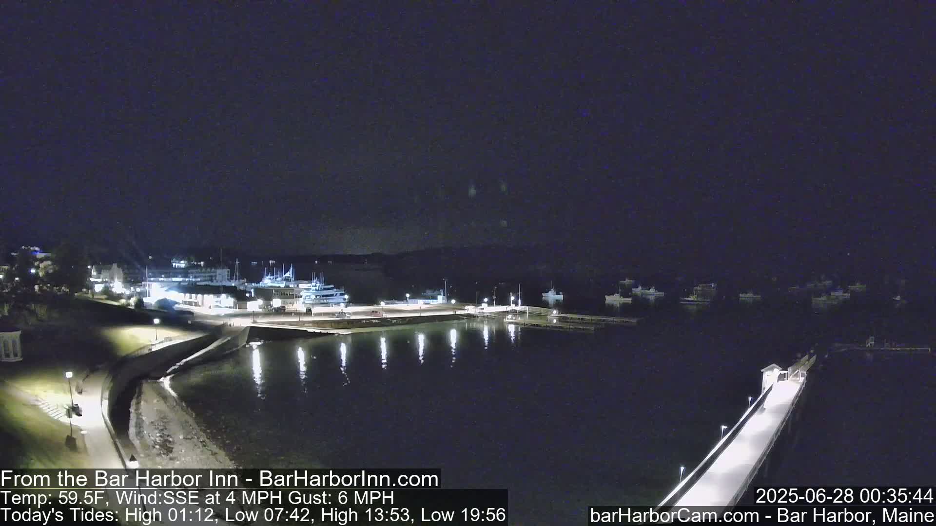 Bar Harbor  West View Live Cam - Maine, USA