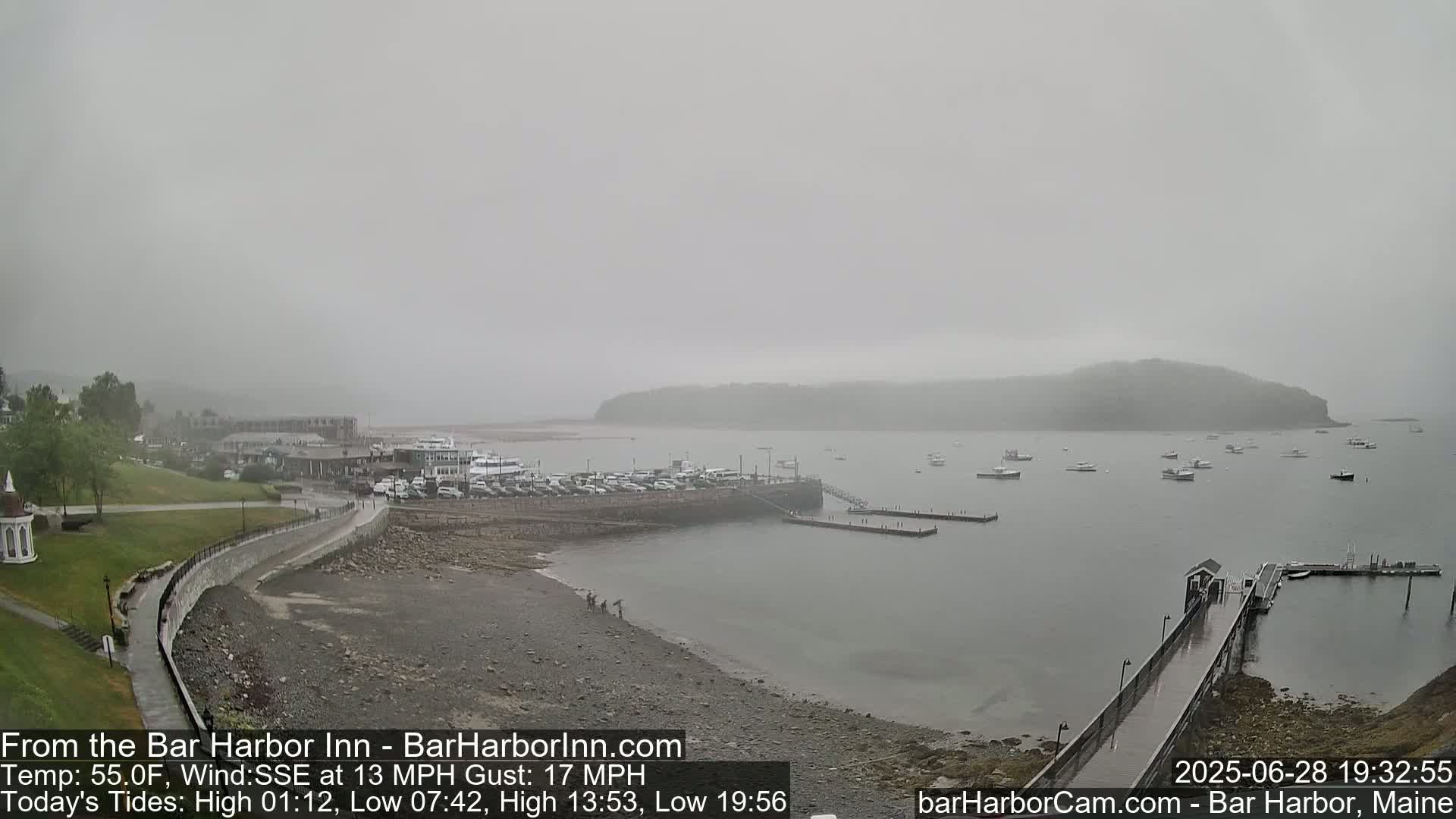 Bar Harbor  West View Live Cam - Maine, USA