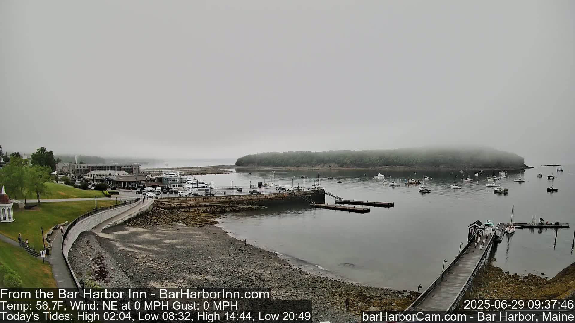 Bar Harbor  West View Live Cam - Maine, USA