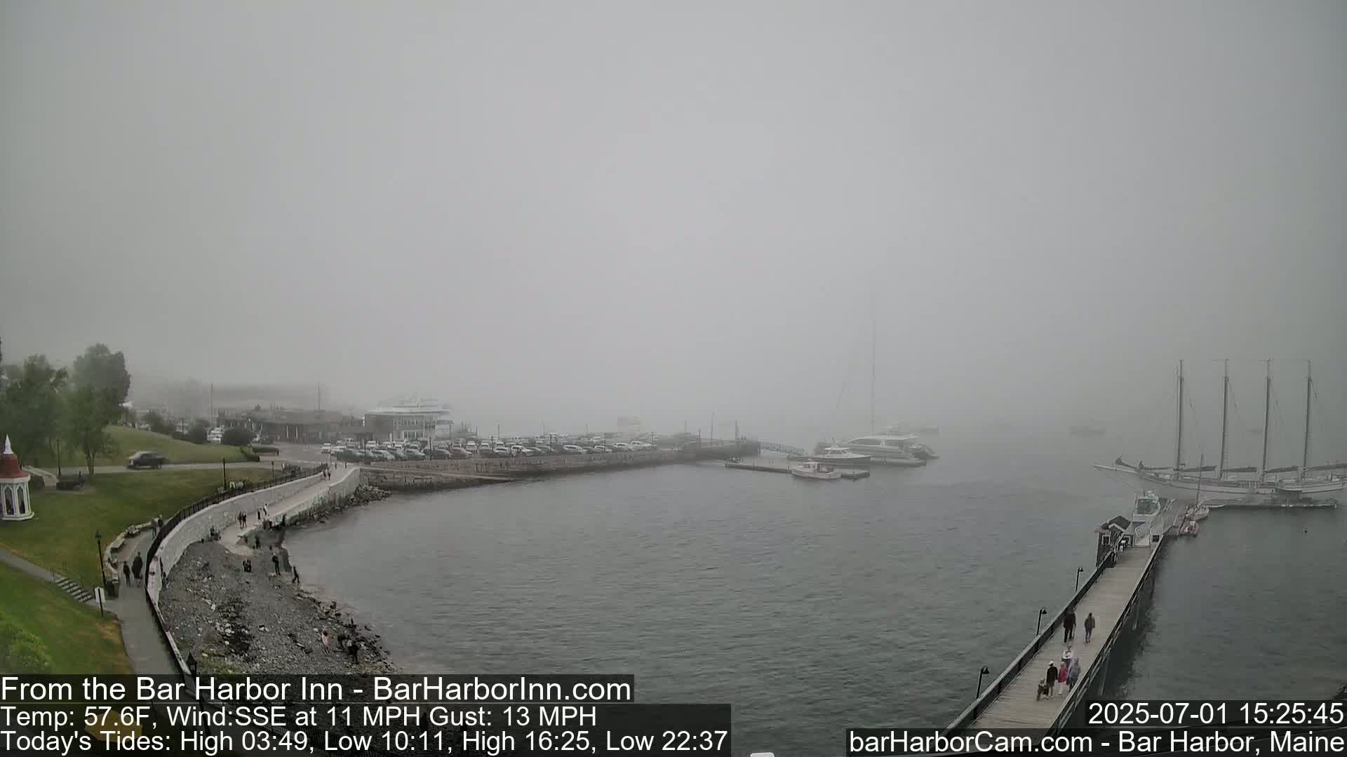 Bar Harbor  West View Live Cam - Maine, USA