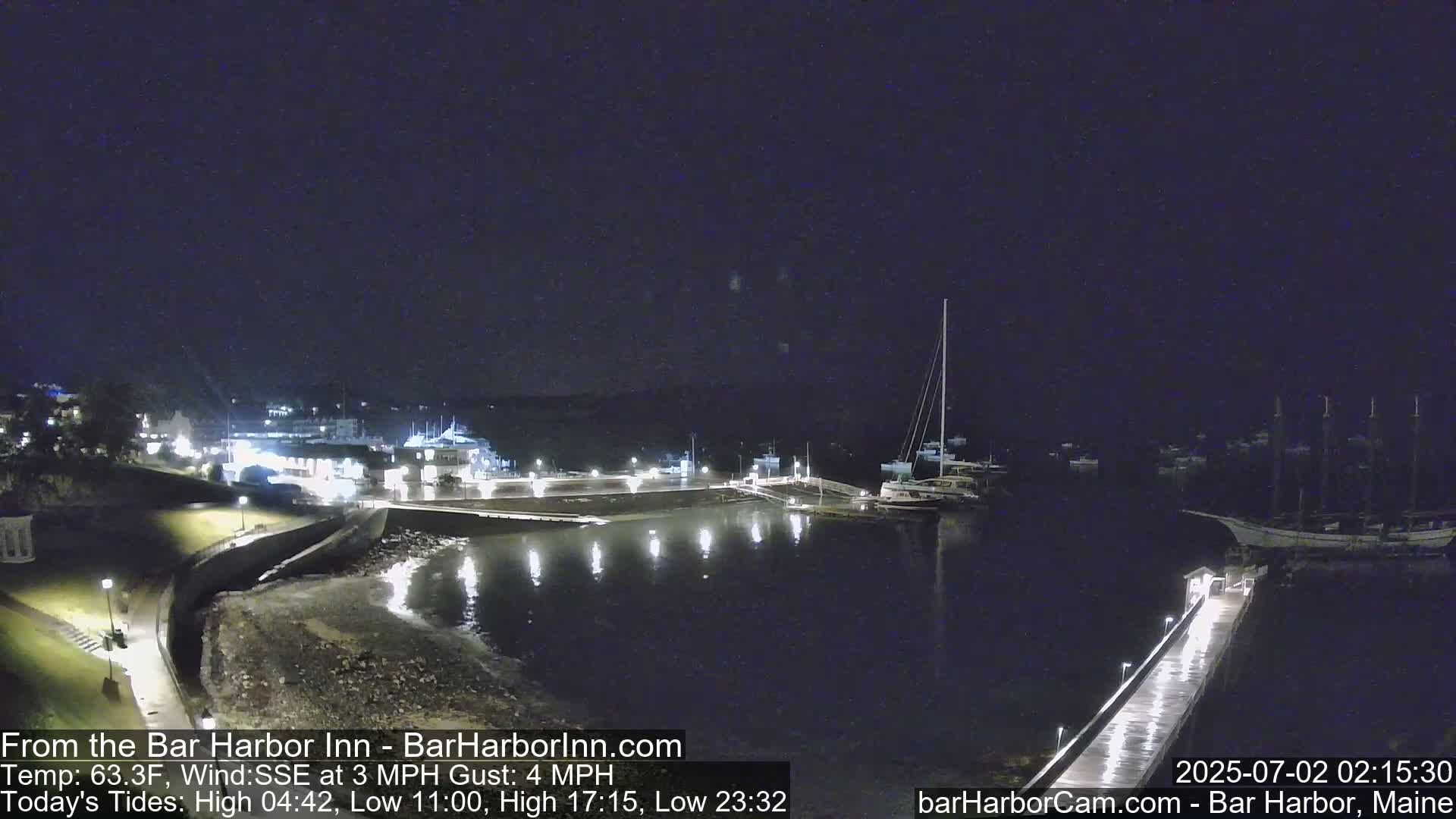Bar Harbor  West View Live Cam - Maine, USA