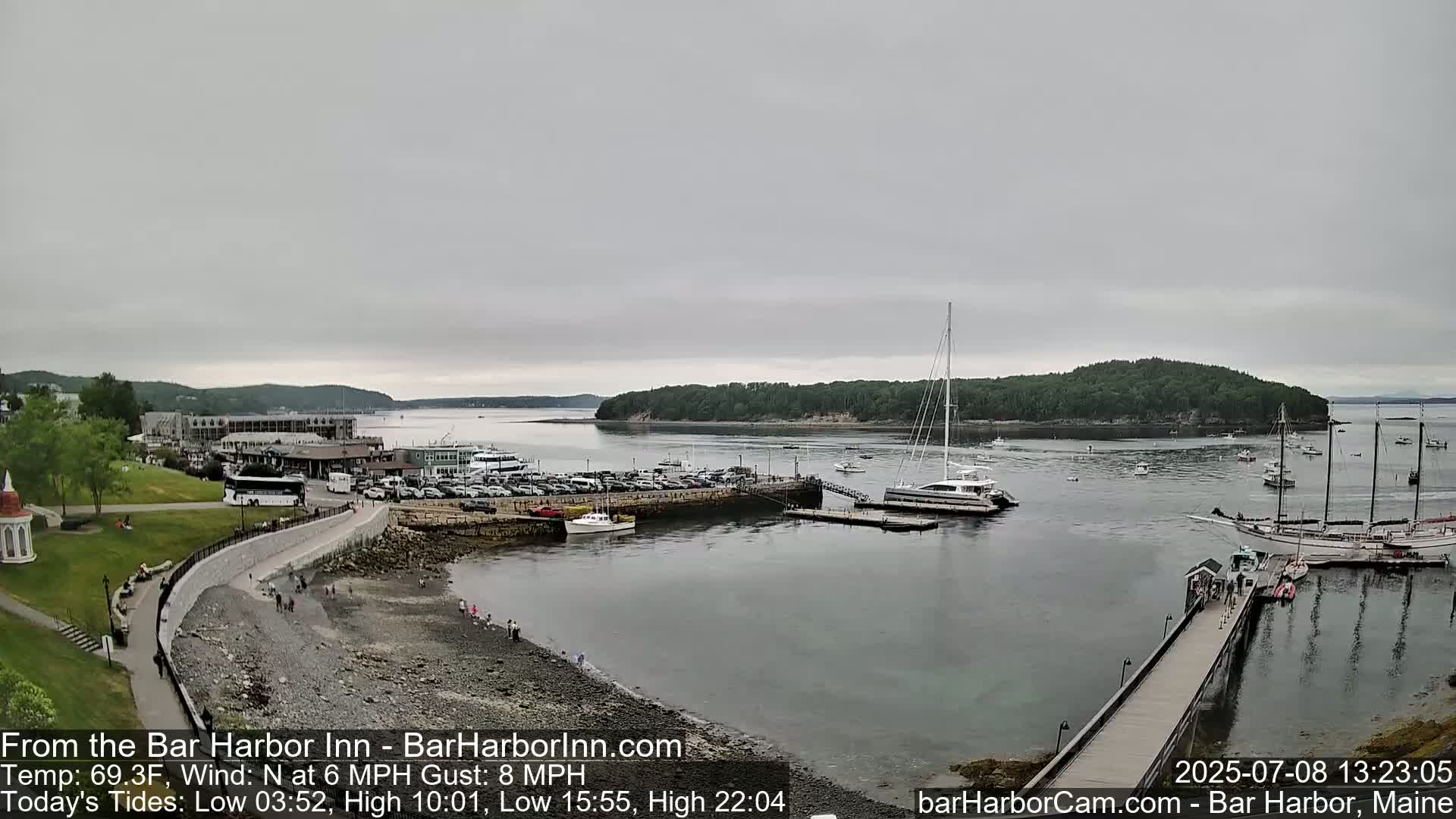Bar Harbor  West View Live Cam - Maine, USA